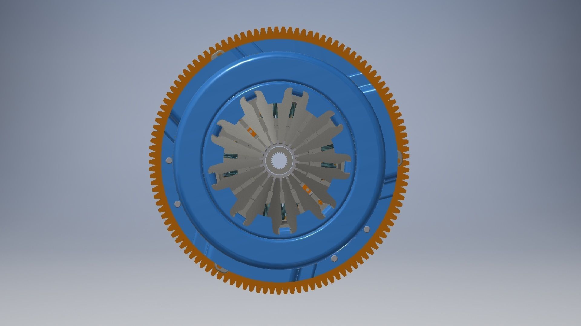 Car clutch 3D model 3D model_14
