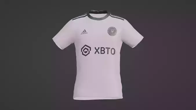 Inter Miami CF Lionel Messi Shirts Low-poly 3D model