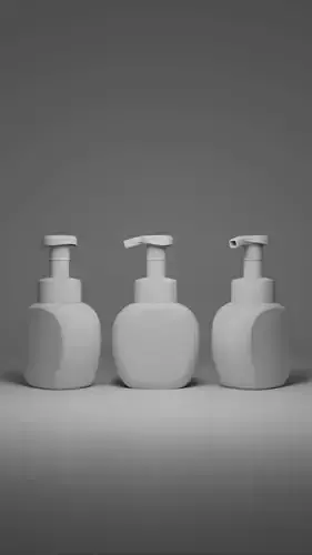 plastic cosmetic bottle