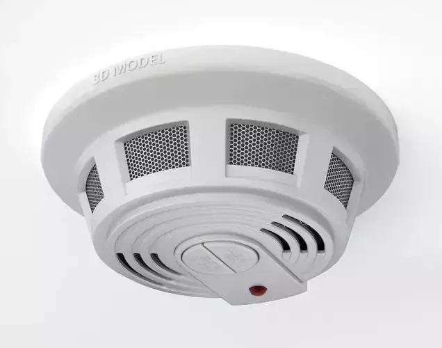 Smoke Detector 3D model