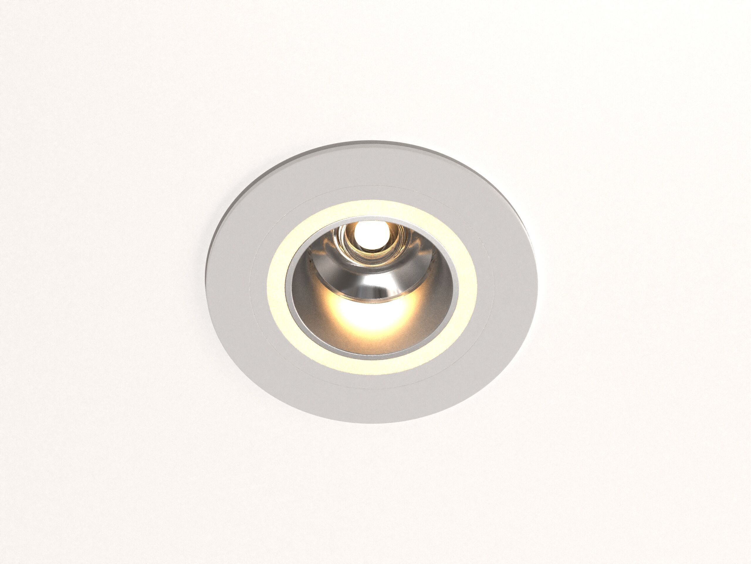 Downlight Low-poly 3D model_2