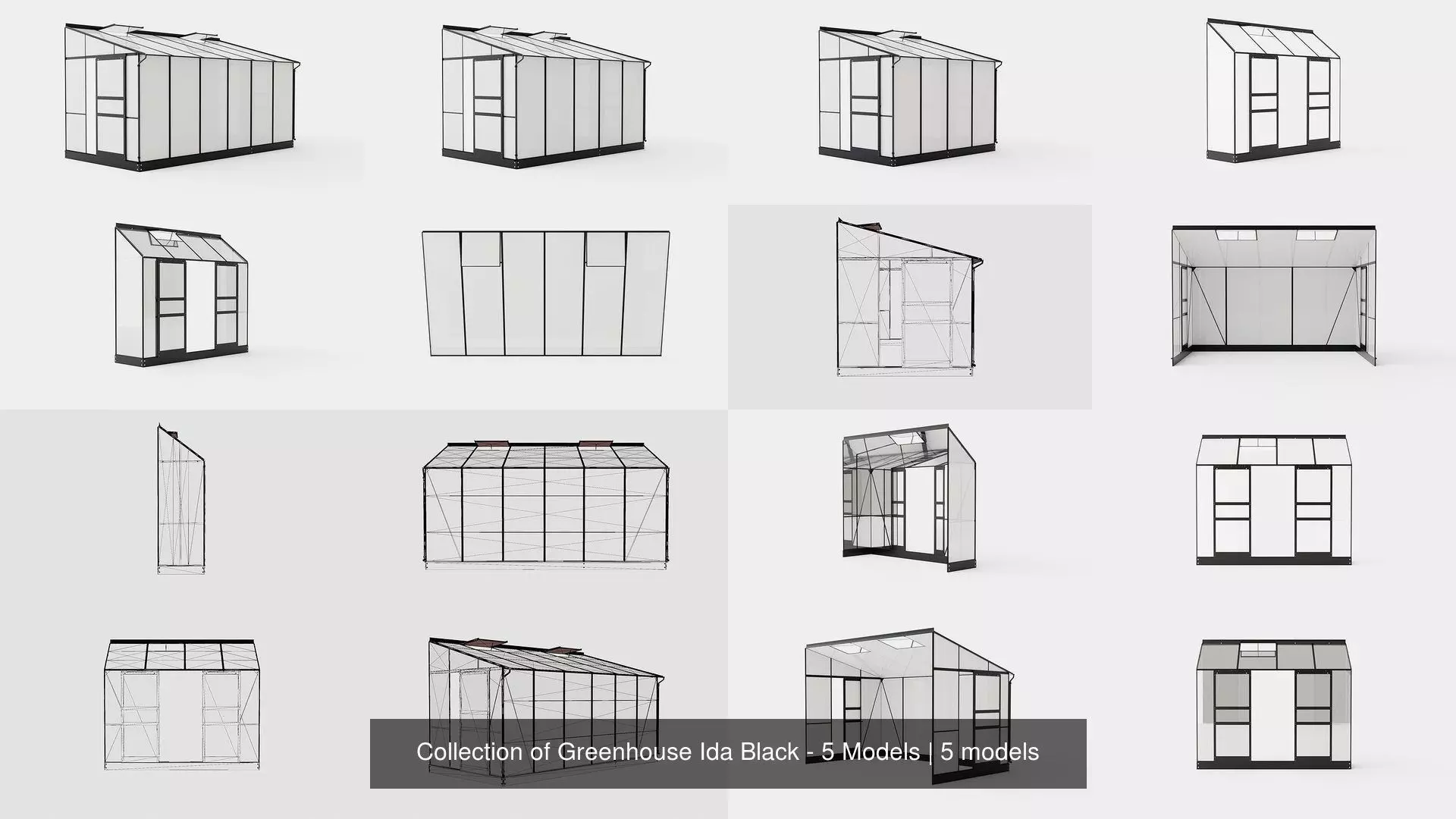 Collection of Greenhouse Ida Black - 5 Models _0