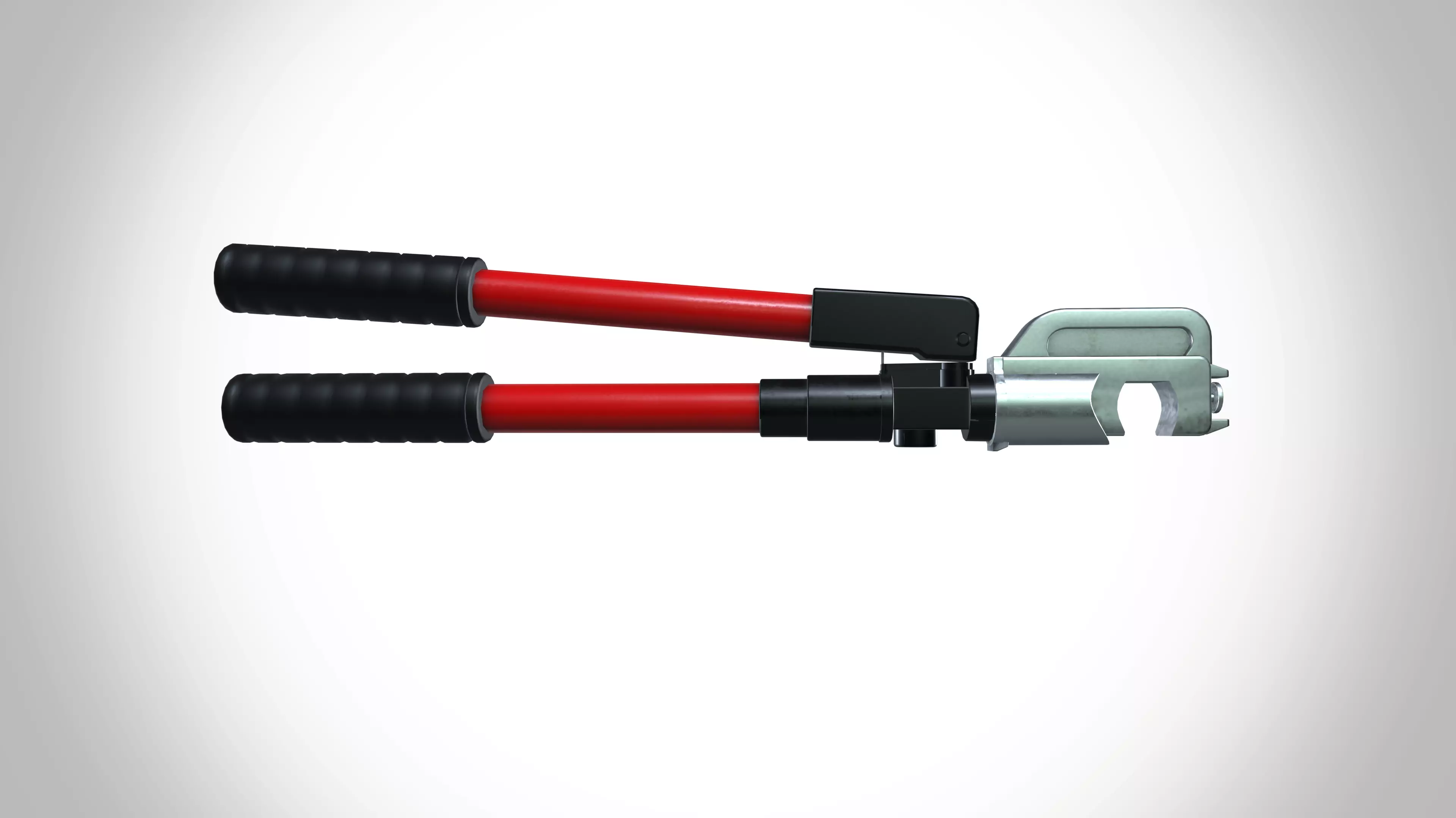Hydraulic crimping plier Low-poly 3D model_0