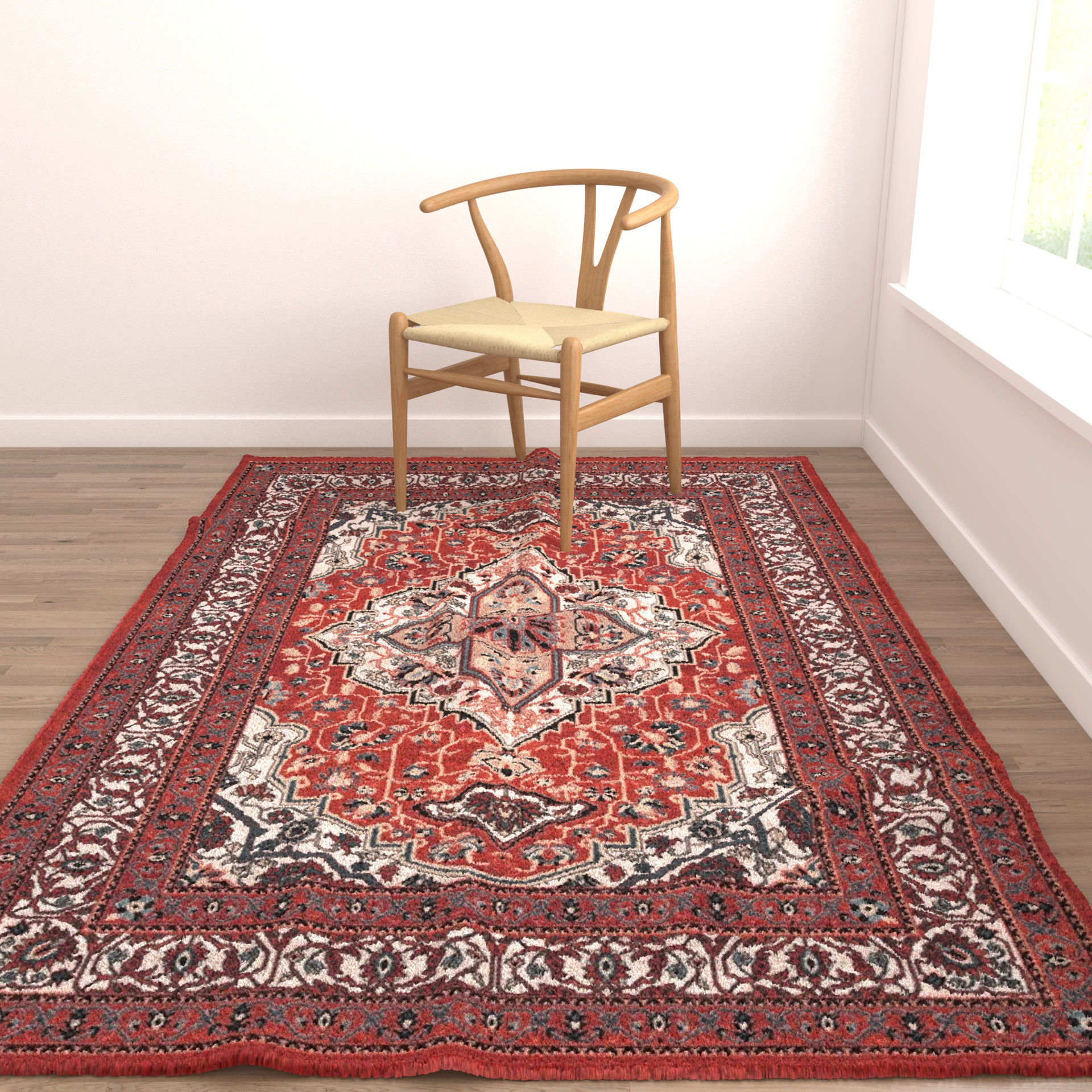 Rugs No 987 Low-poly 3D model_3
