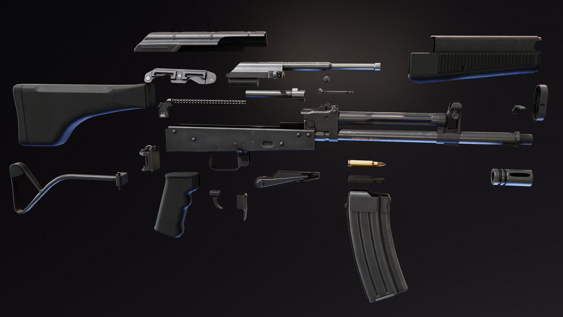 Wieger 940 Low-poly 3D model_11