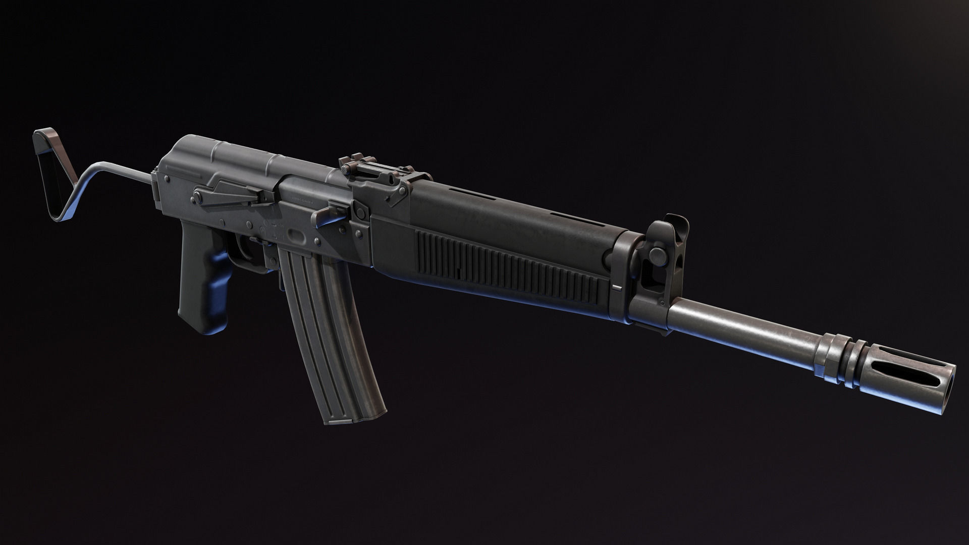 Wieger 940 Low-poly 3D model_1