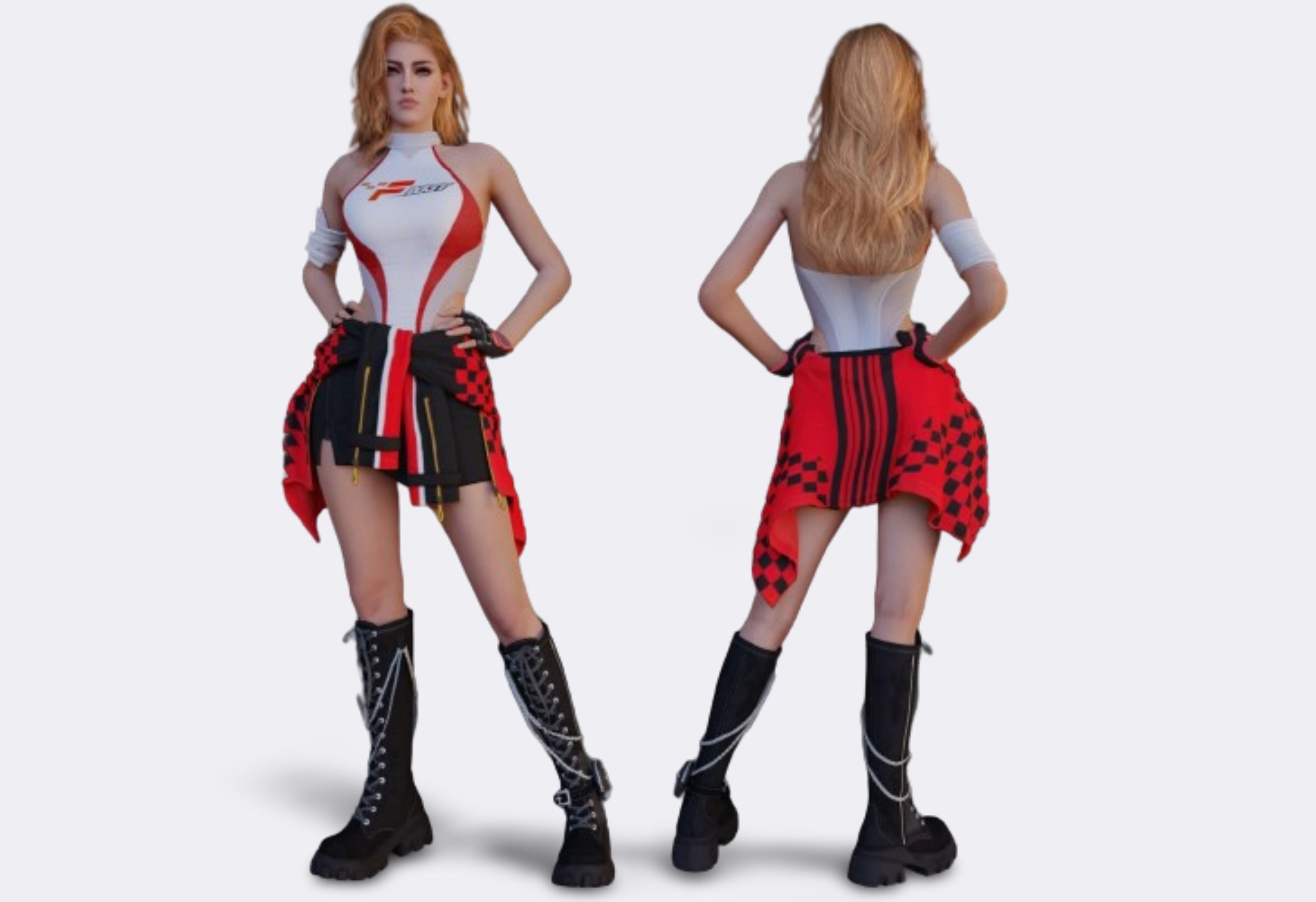 Nova - 3D Character Model Low-poly 3D model_2