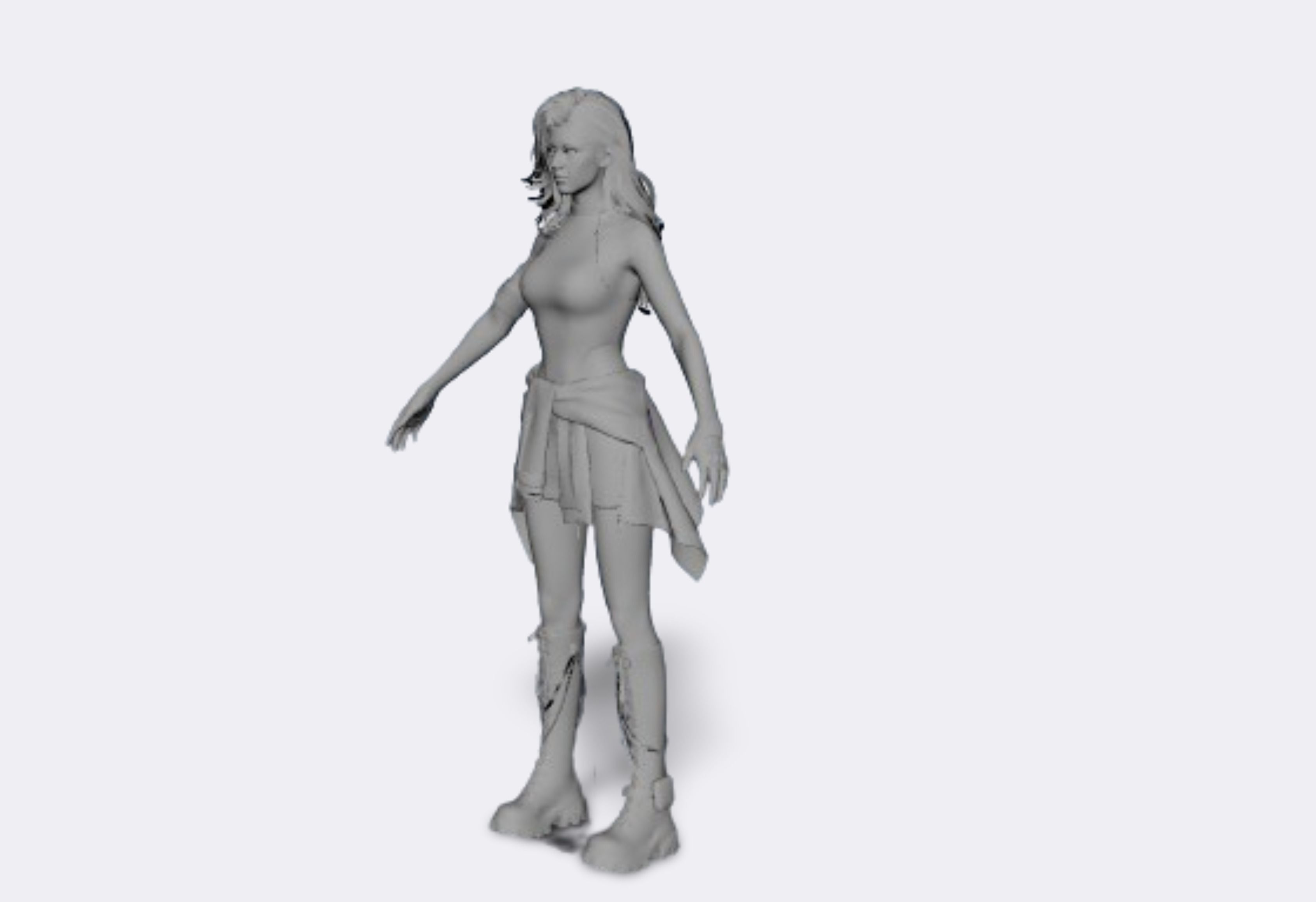 Nova - 3D Character Model Low-poly 3D model_4