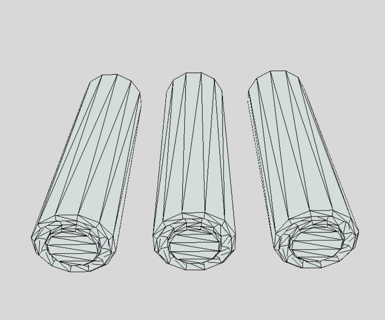 AA Batteries 3x Low-Poly Game-Ready PBR VR AR Low-poly 3D model_10