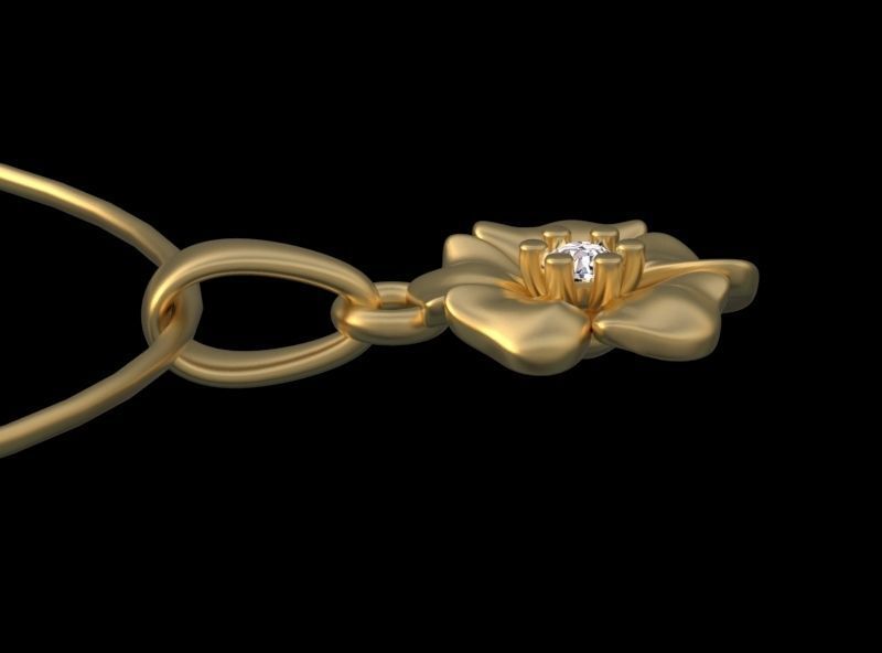 PENDANT FLOWER 3D print model_41
