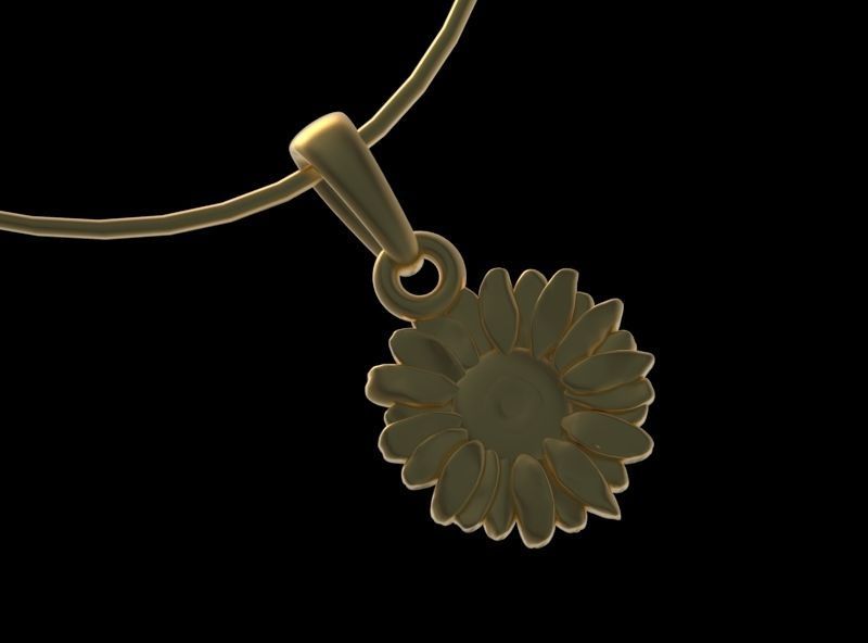 PENDANT FLOWER 3D print model_27