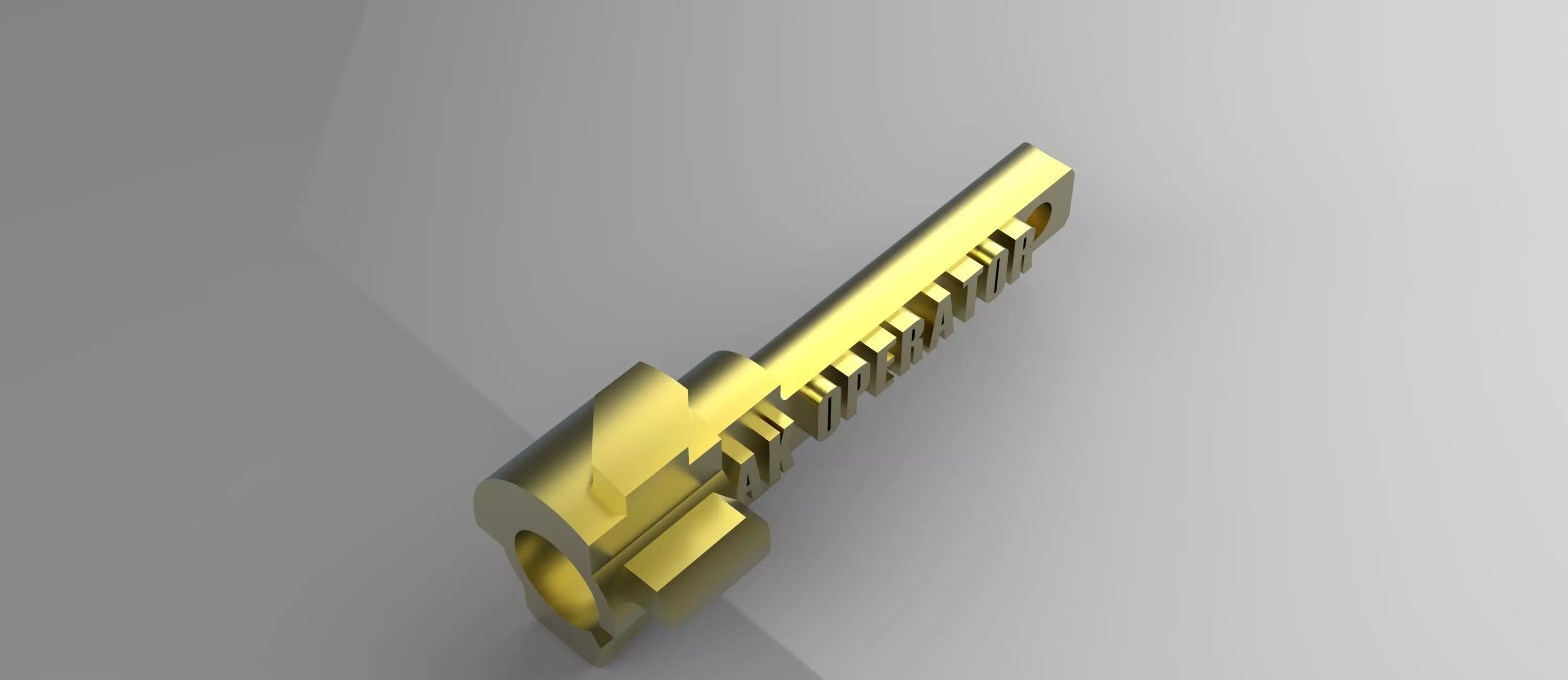 Key chain 3D print model_0