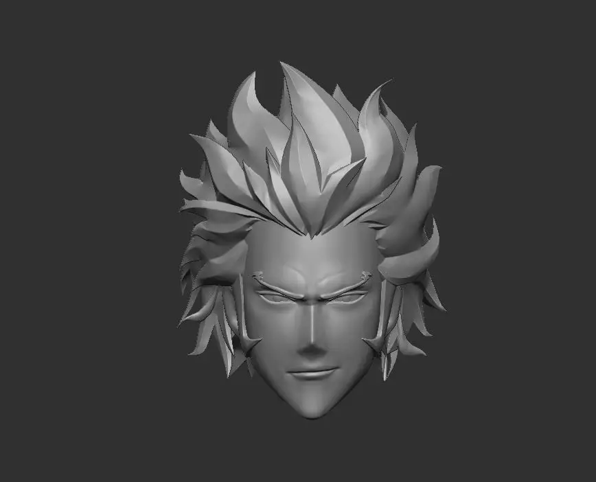 Baek Yoon Ho Solo Leveling Arise Headsculpt for Action Figures 3D print model
