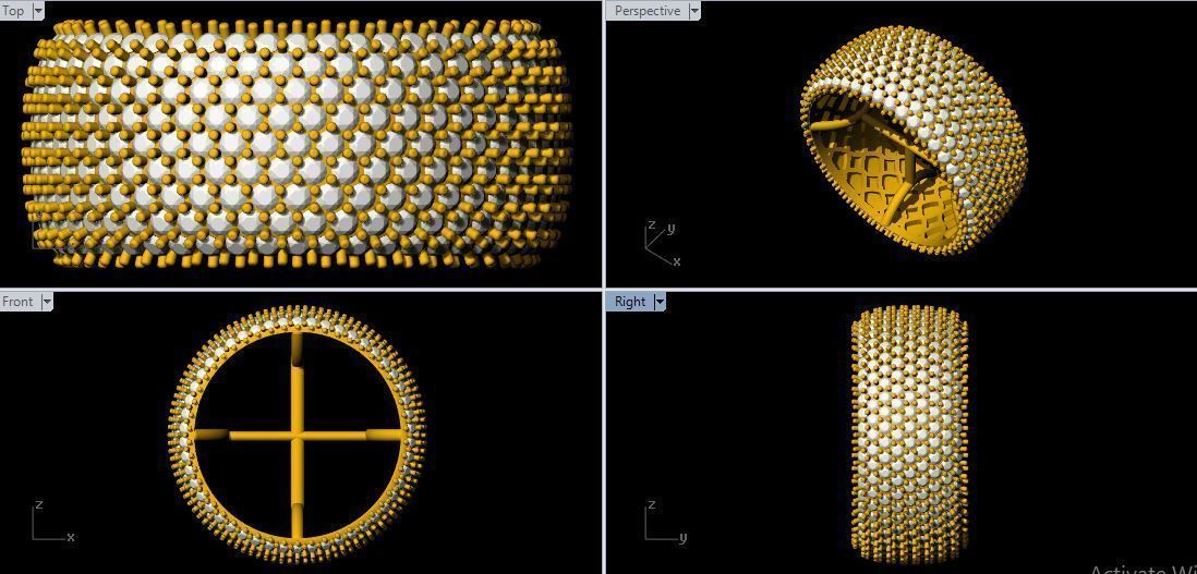 Eternity band ring 3dm and stl file 3D print model_4