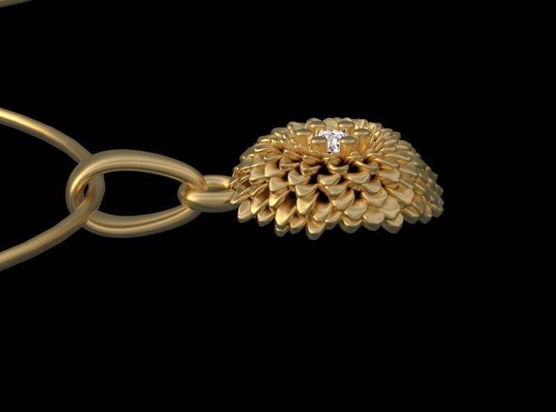 PENDANT FLOWER 3D print model_46