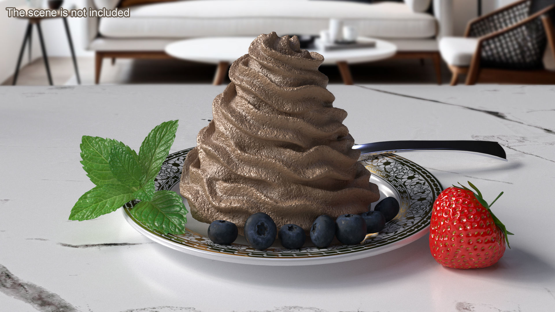 Nutella Whipped Cream for 3D Print 3D print model