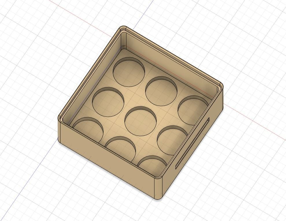 Stackable Humbrol 28ml Bottle Storage Boxes for Cote Maskol Wash 3D print model_7