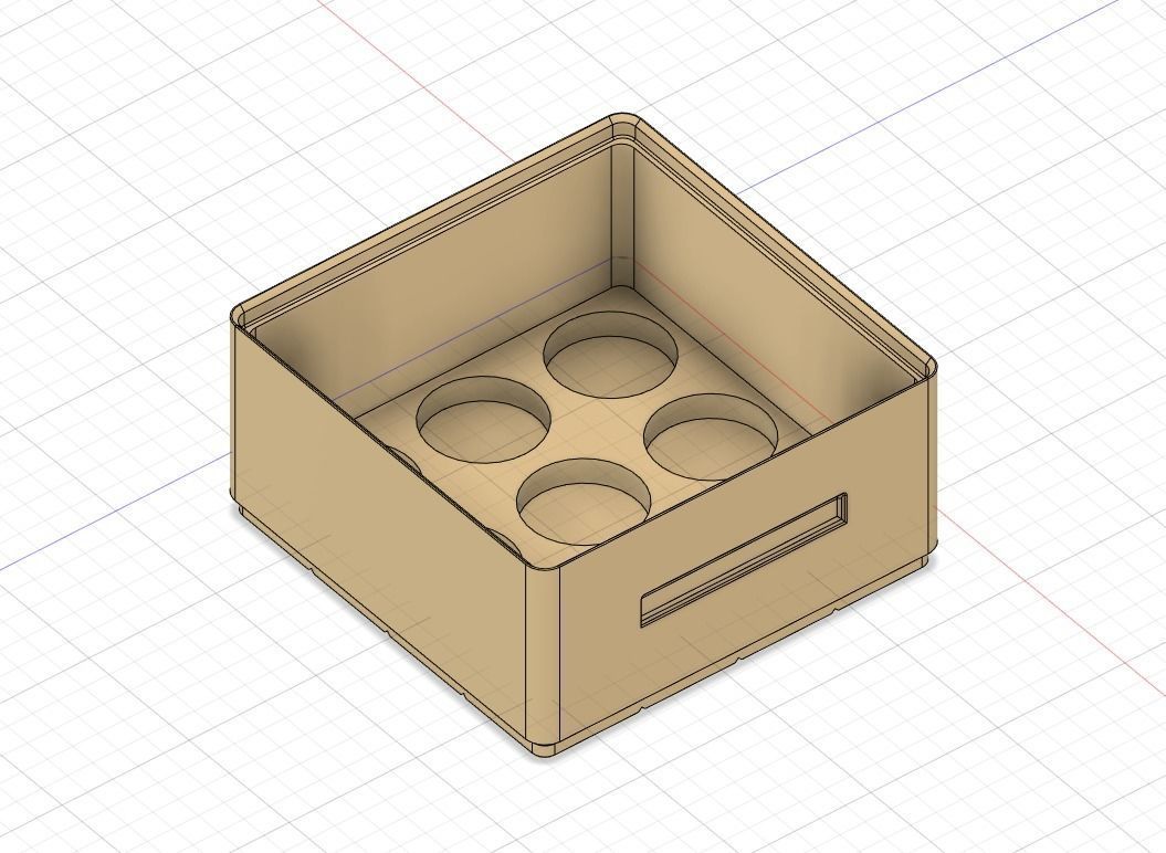 Stackable Humbrol 28ml Bottle Storage Boxes for Cote Maskol Wash 3D print model_1