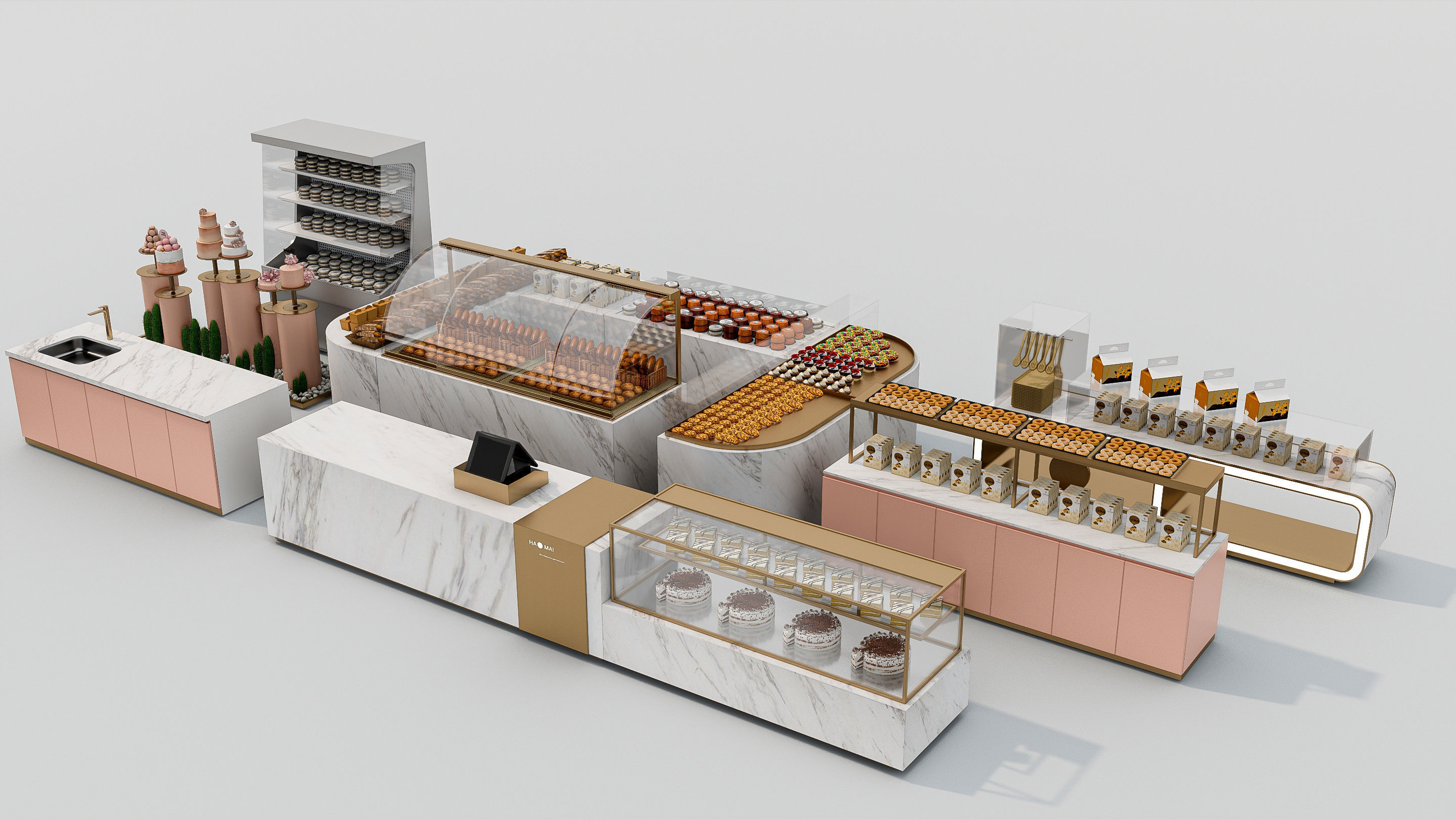 Bakery interior 4 3D model_19