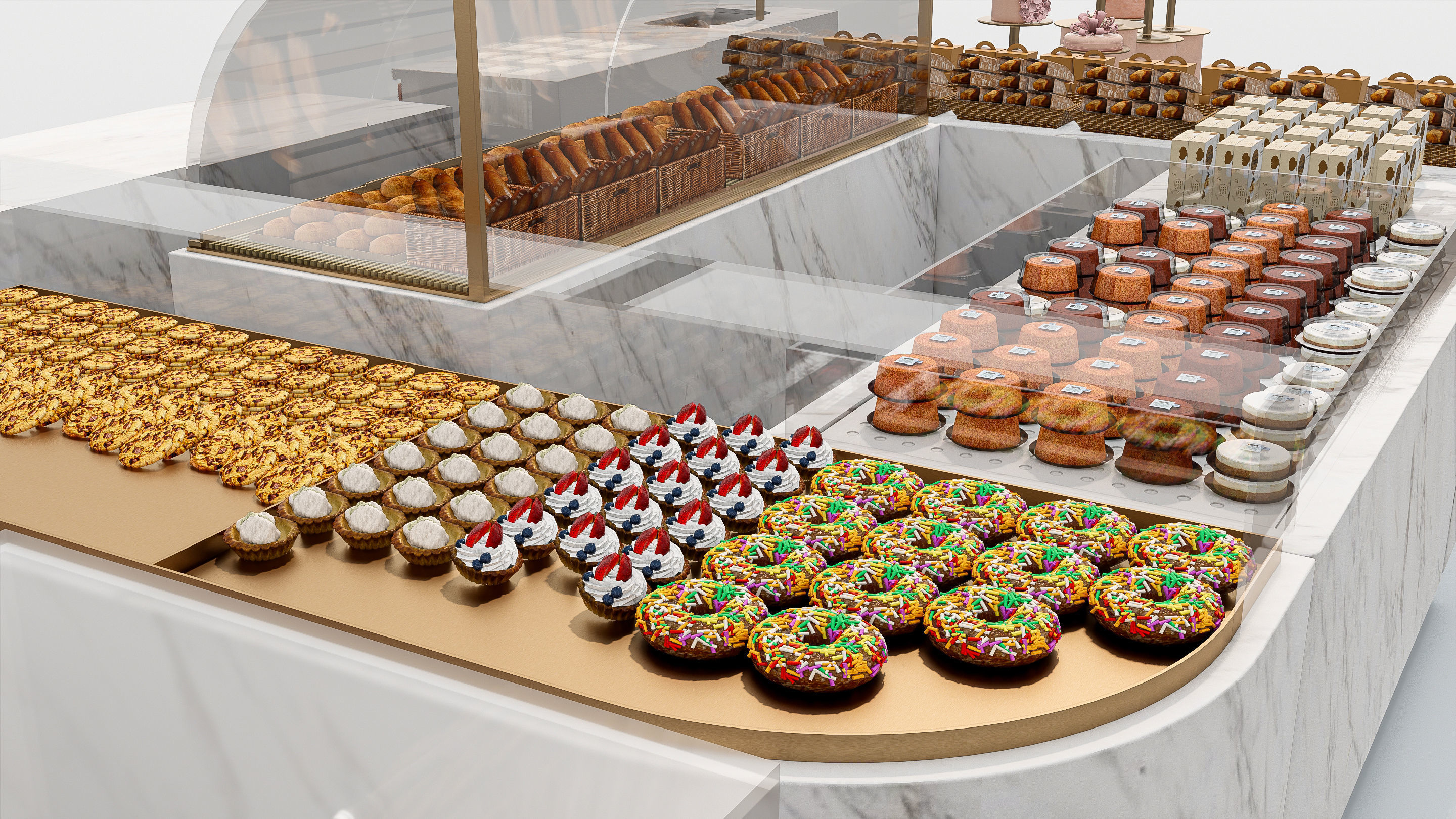 Bakery interior 4 3D model_12