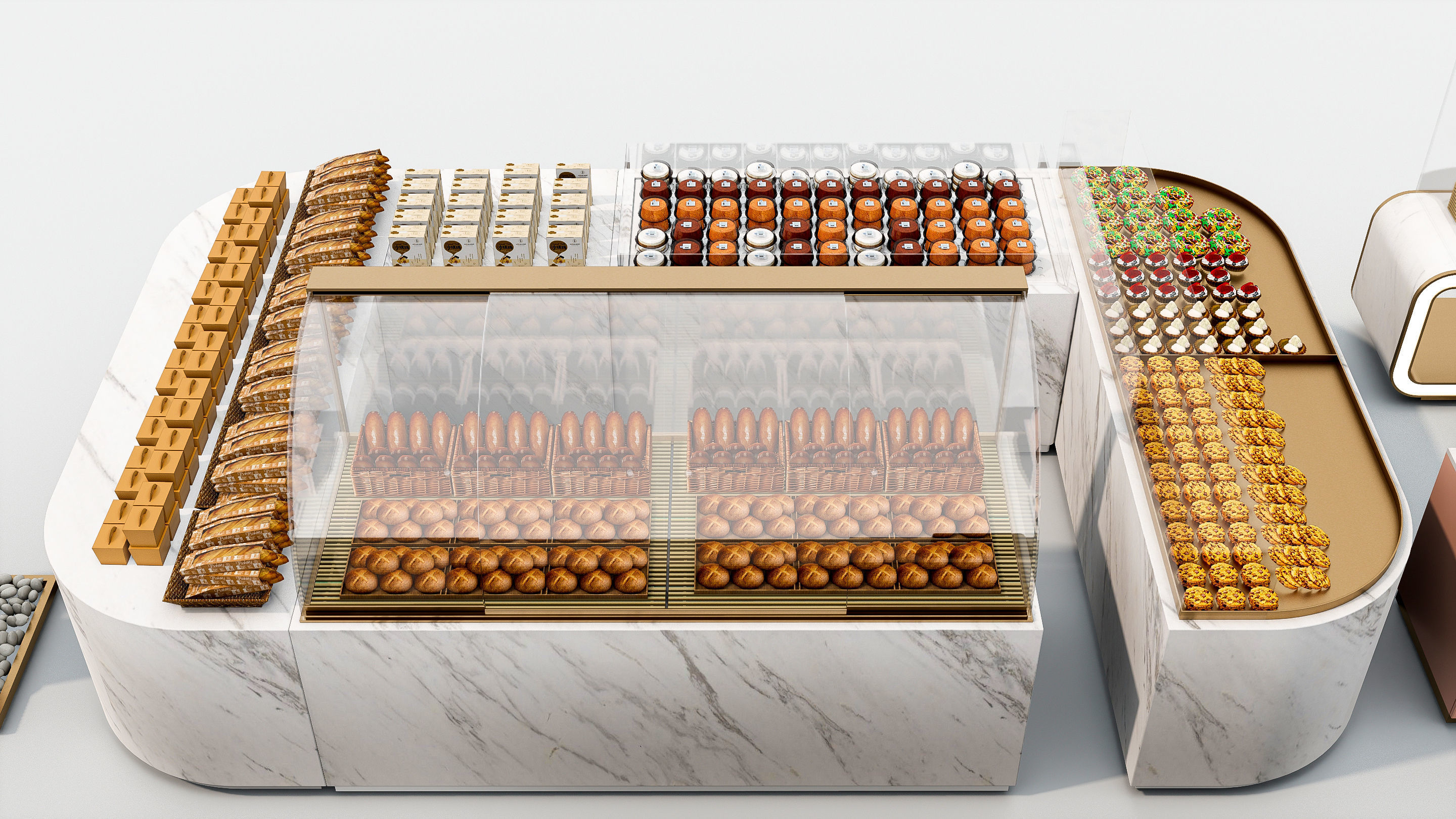 Bakery interior 4 3D model_3