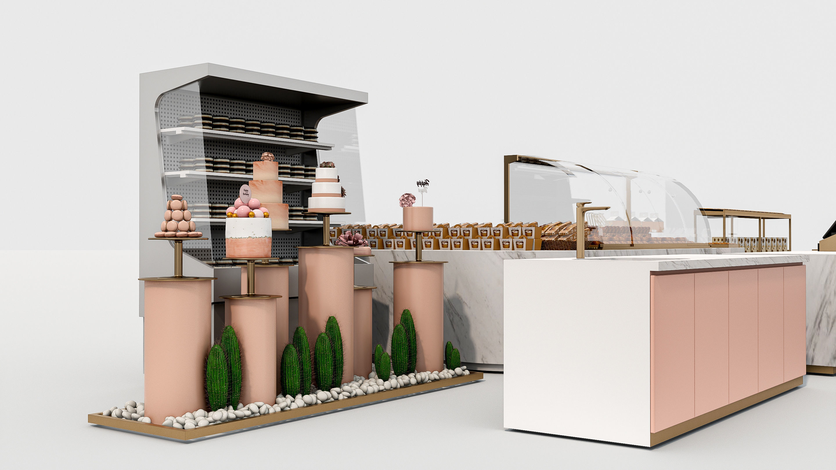 Bakery interior 4 3D model_11