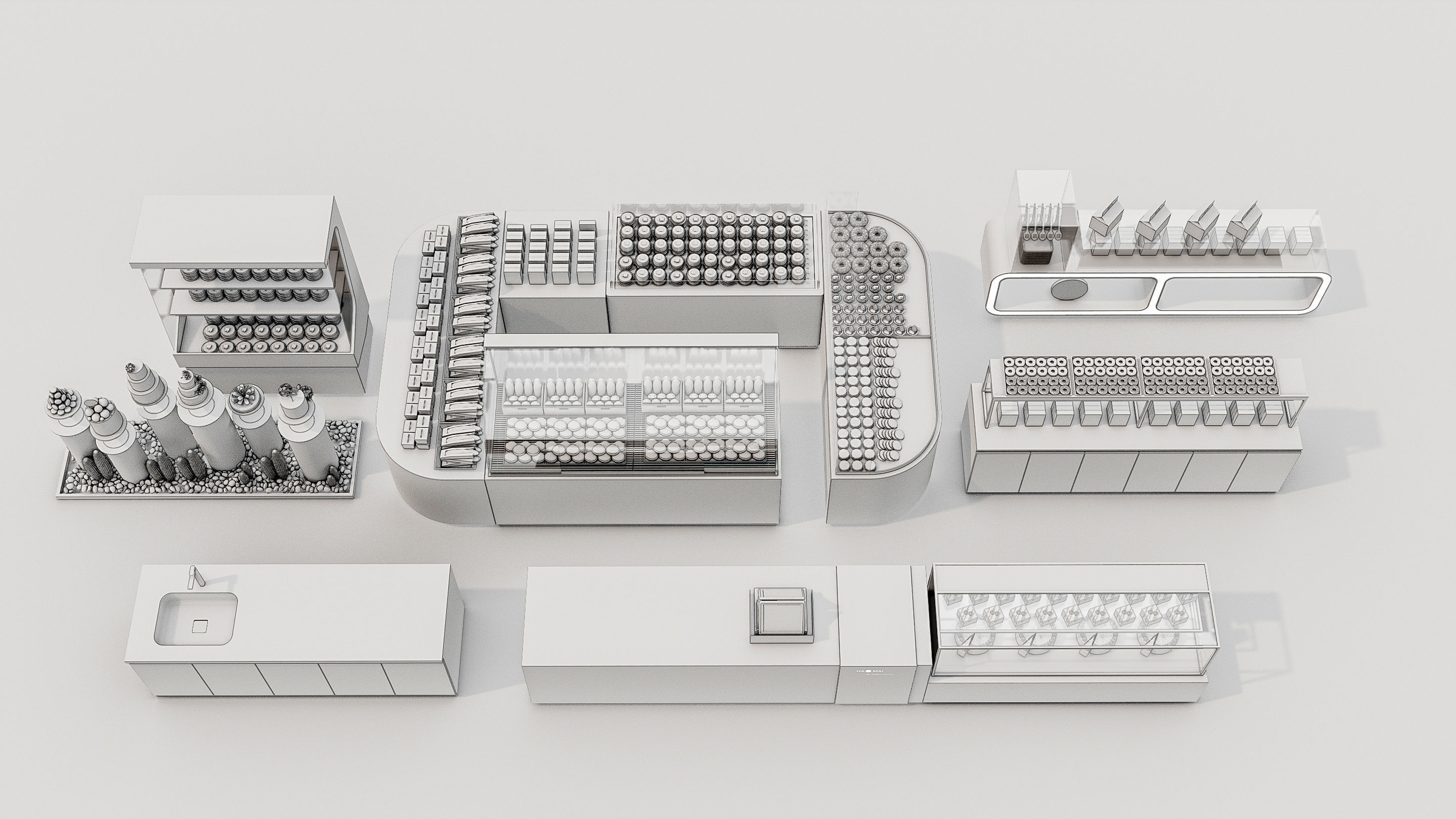 Bakery interior 4 3D model_20