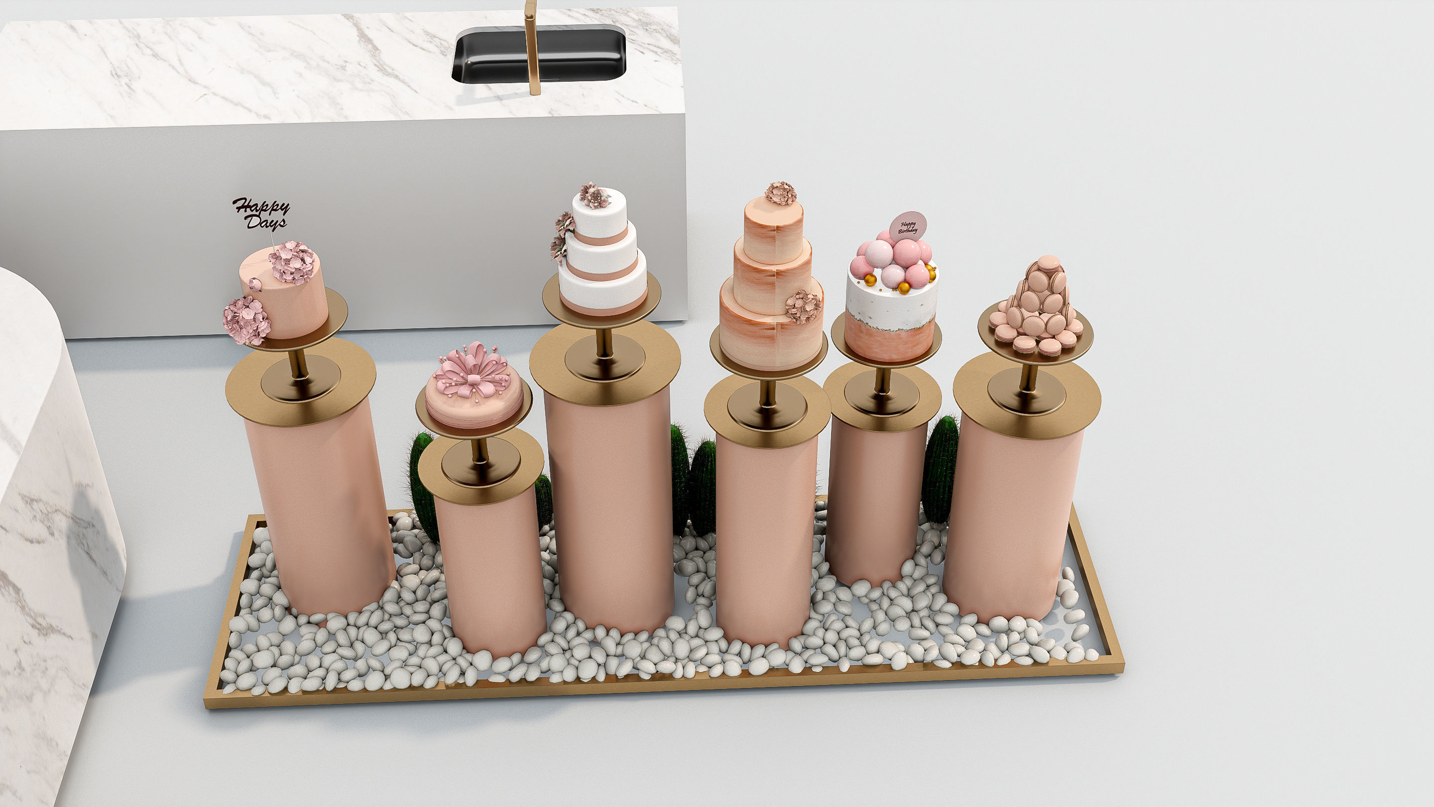 Bakery interior 4 3D model_5