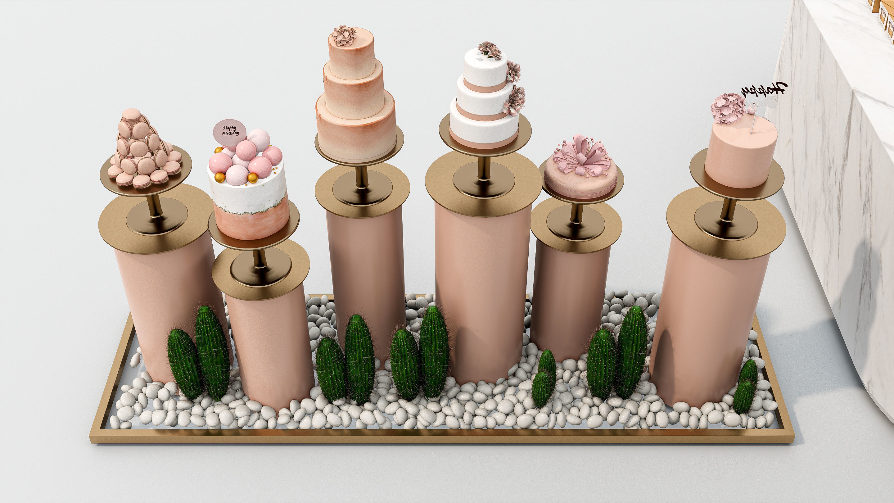 Bakery interior 4 3D model_4