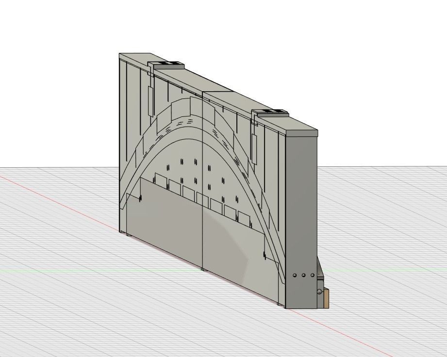 Model Railway - Bridge Girder Support Centre 2 FDM Version 3D print model_9
