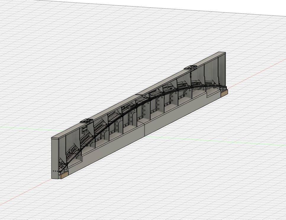 Model Railway - Bridge Girder Support Centre 2 FDM Version 3D print model_7