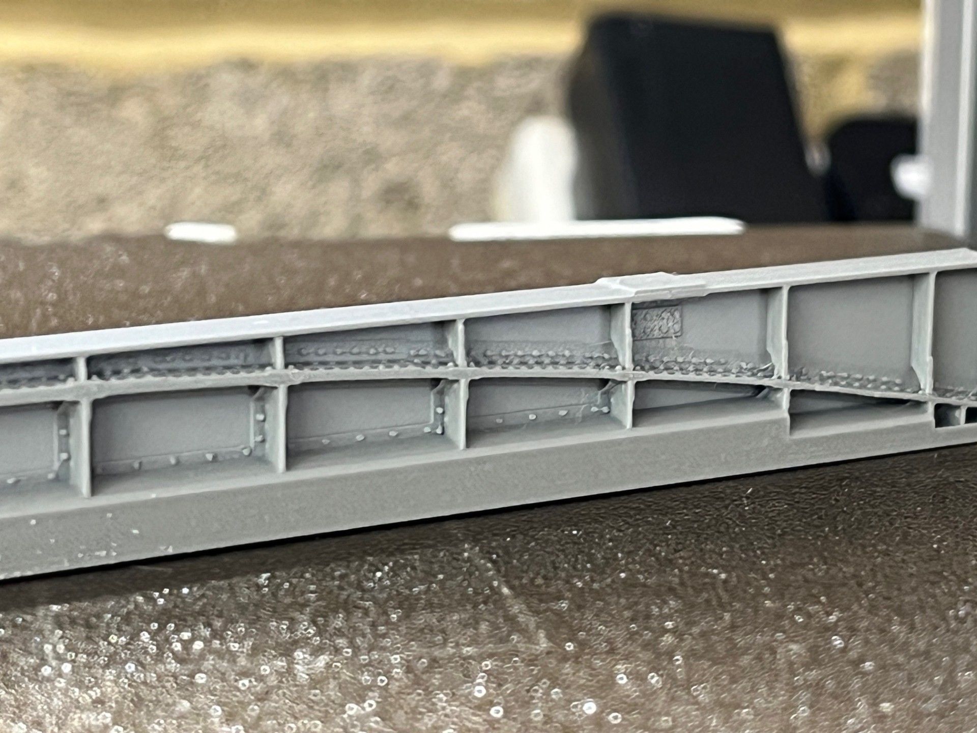 Model Railway - Bridge Girder Support Centre 2 FDM Version 3D print model_4