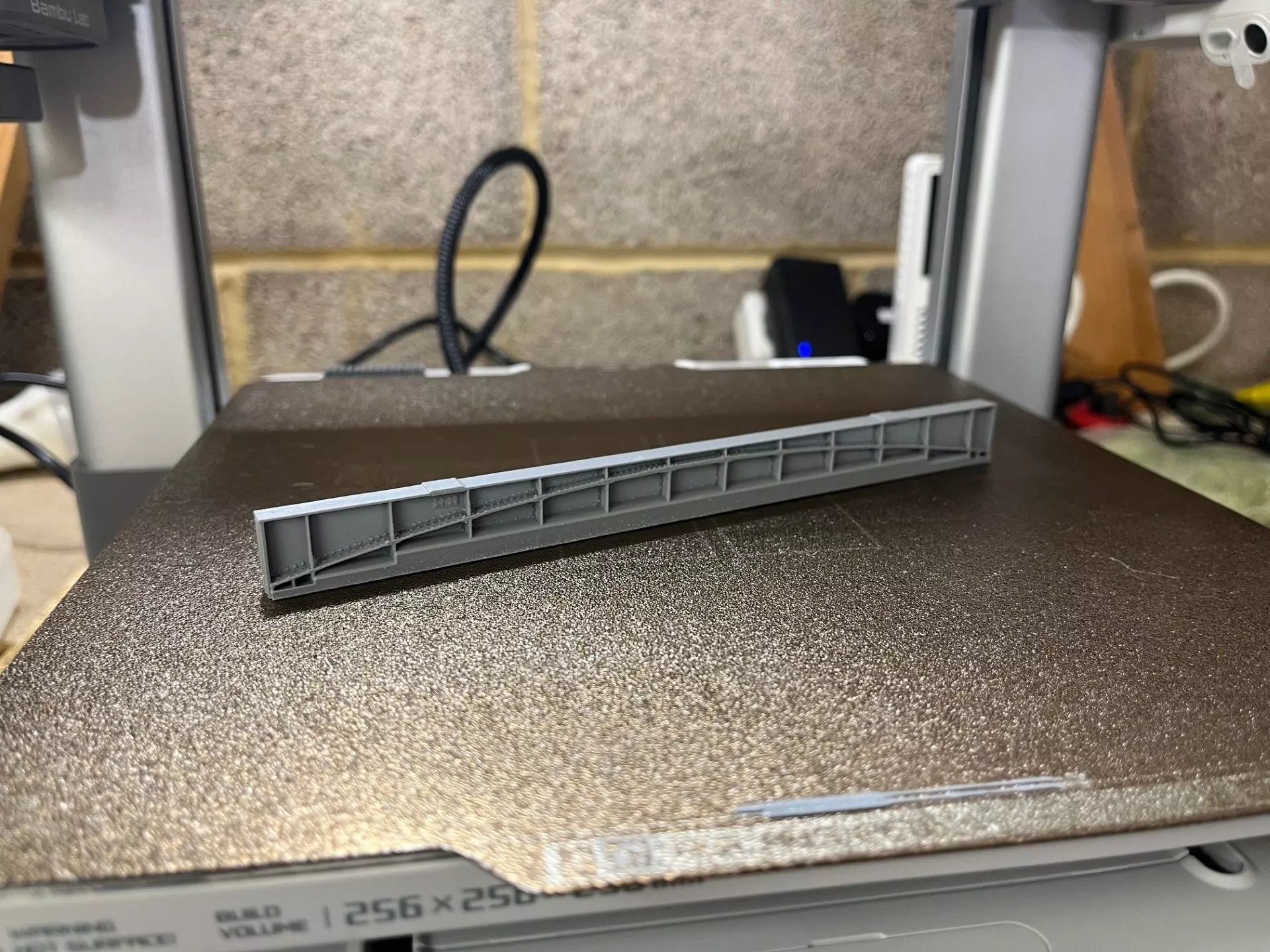 Model Railway - Bridge Girder Support Centre 2 FDM Version 3D print model_0