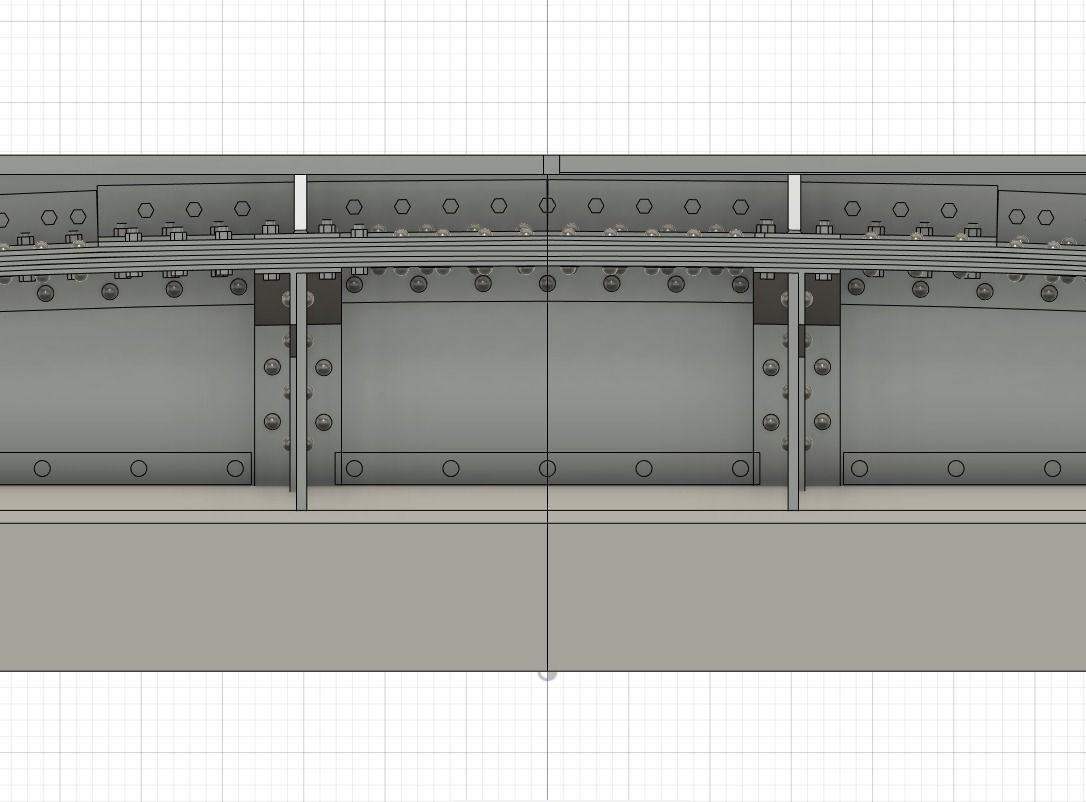 Model Railway - Bridge Girder Support Centre 2 FDM Version 3D print model_11