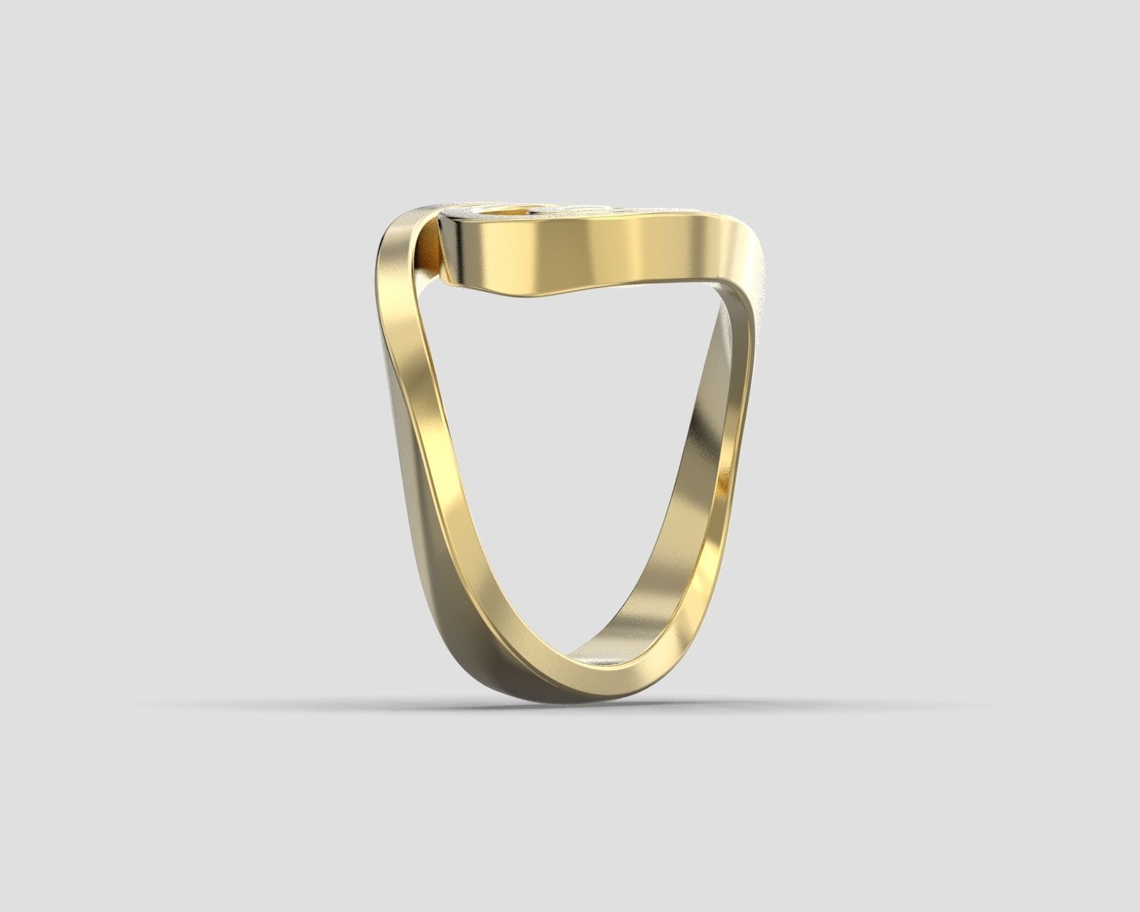 R 201 b Spiral ring  3D print model_6