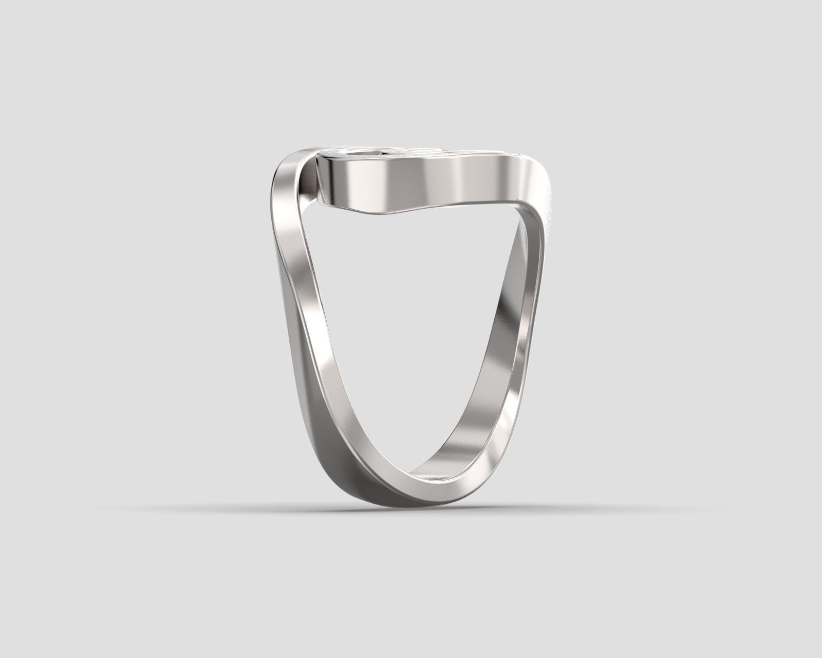 R 201 b Spiral ring  3D print model_7