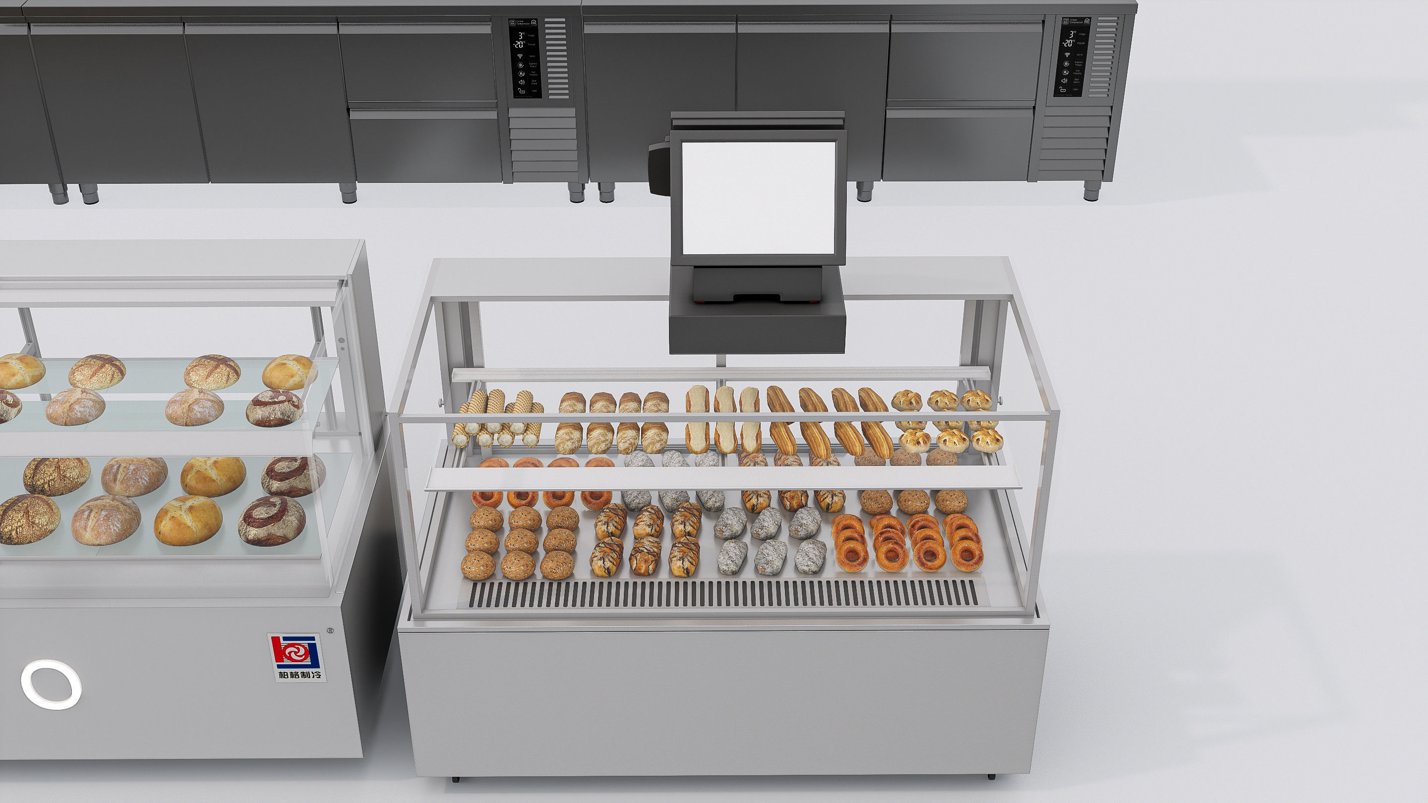 Bakery interior 5 3D model_8