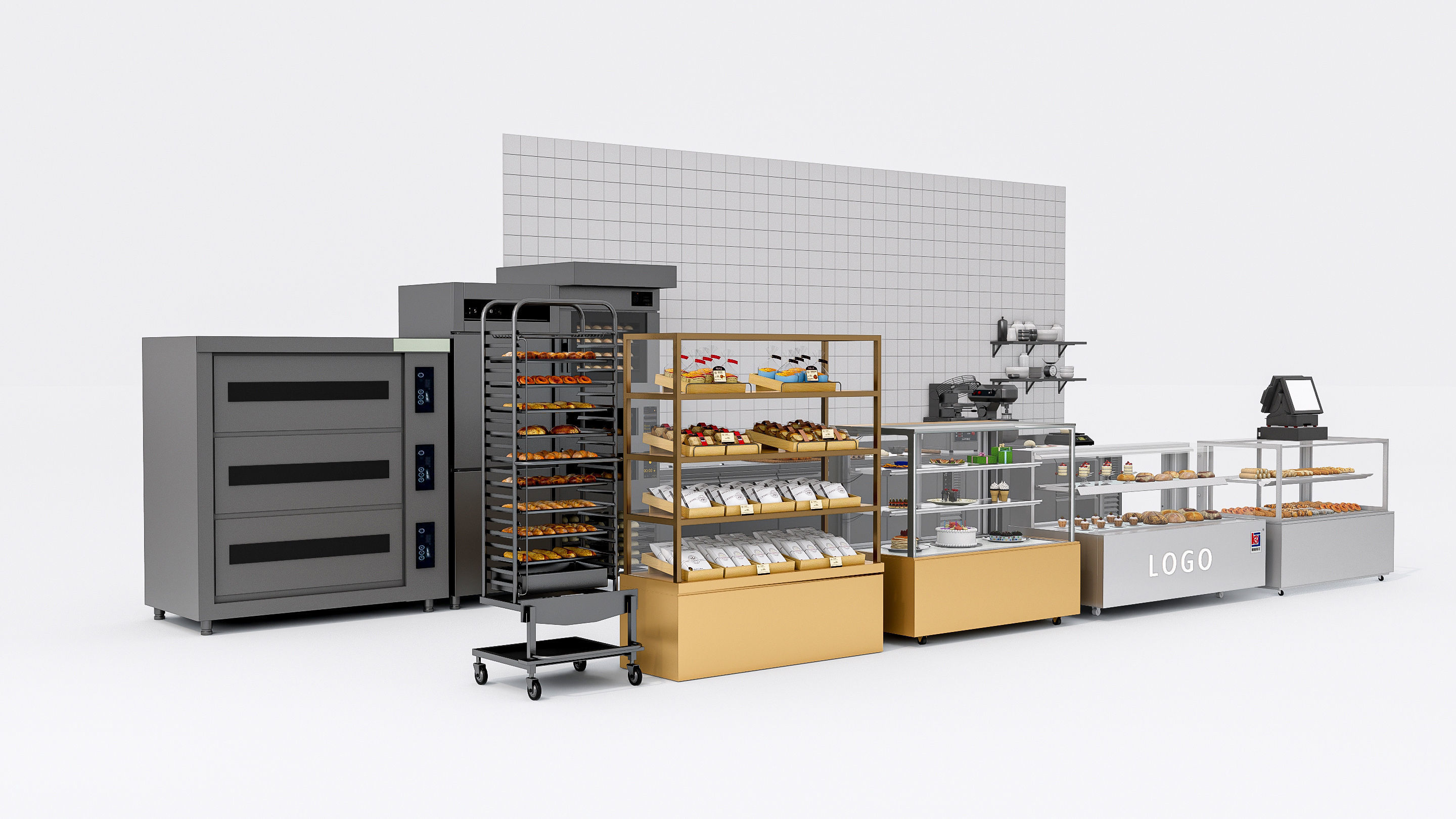 Bakery interior 5 3D model_12