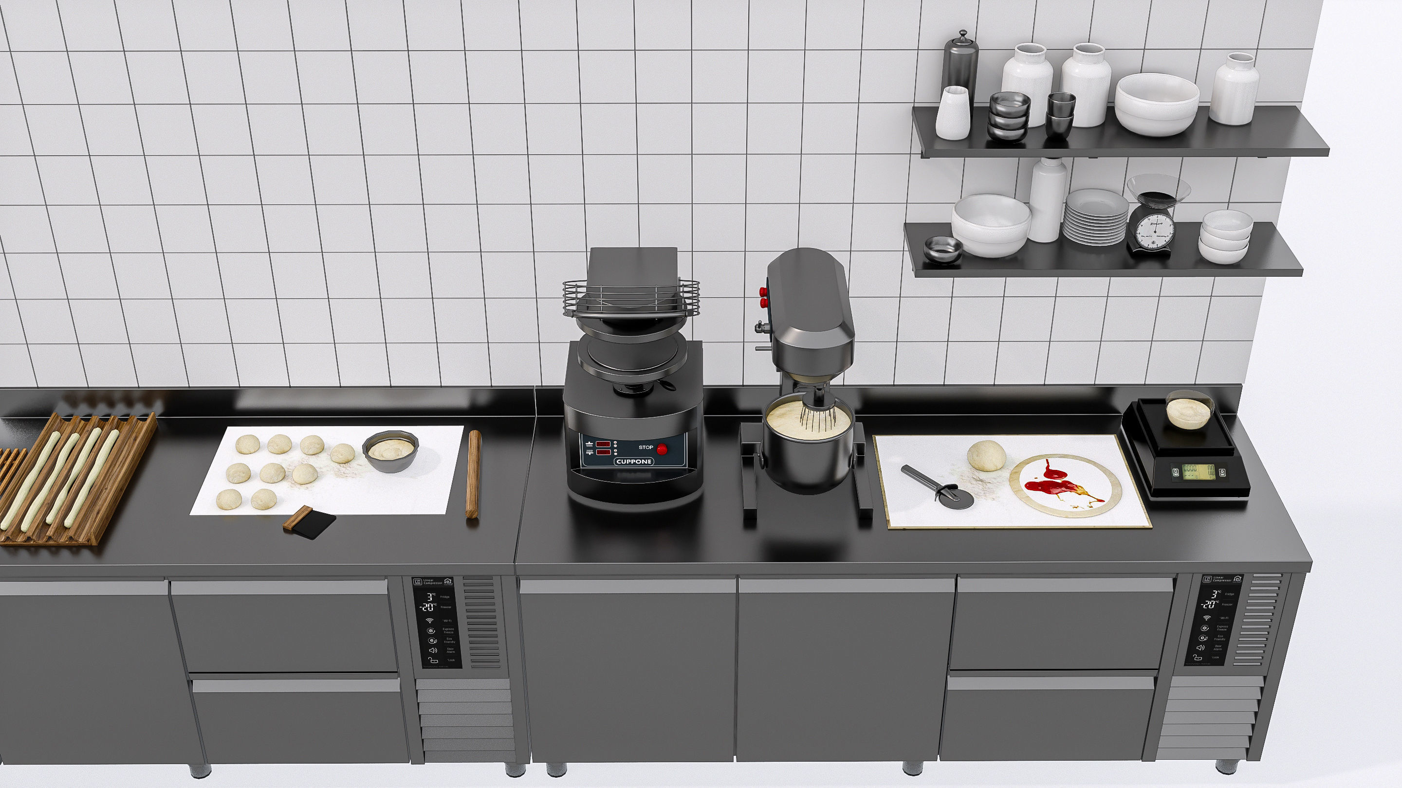 Bakery interior 5 3D model_9