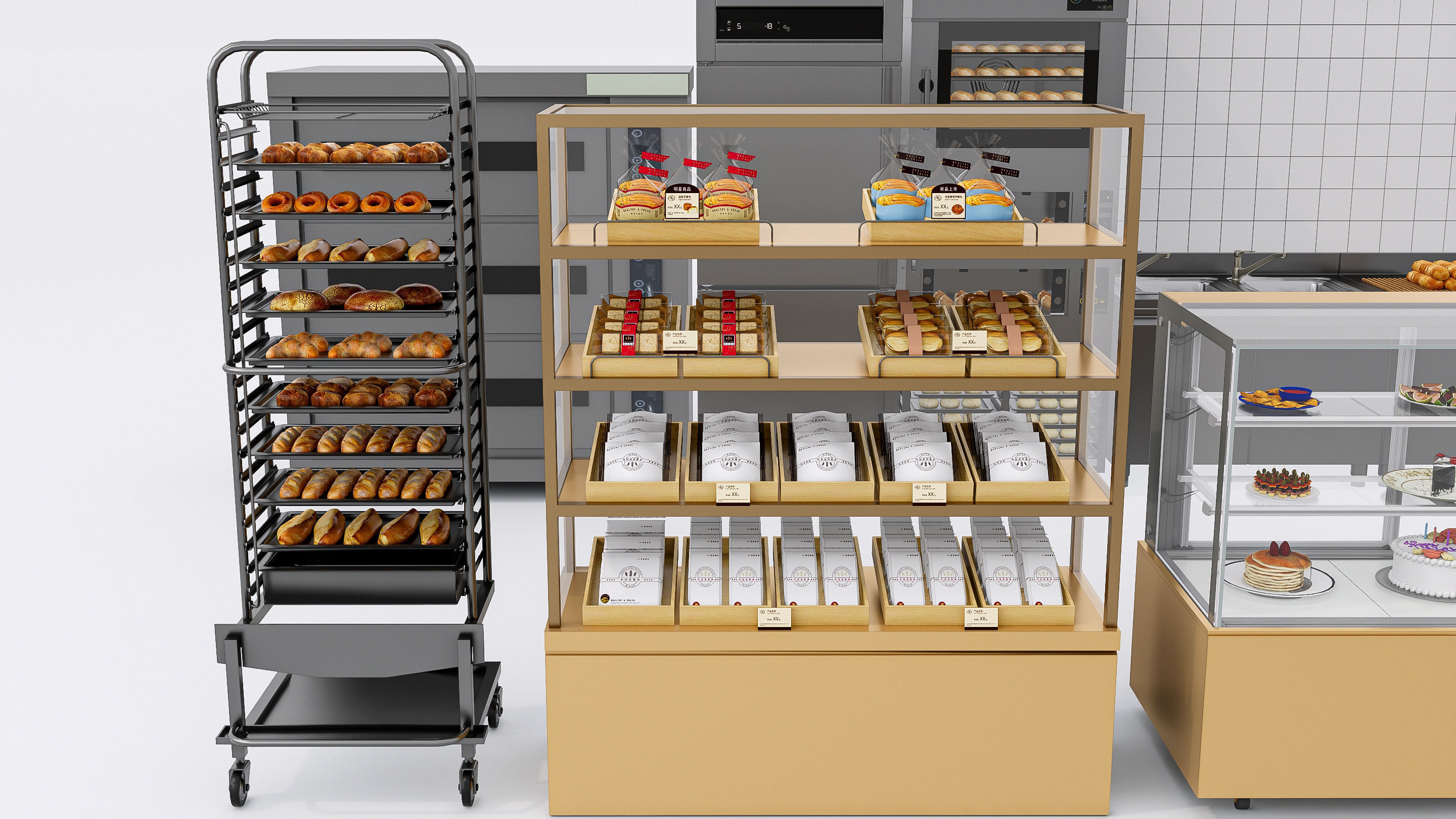Bakery interior 5 3D model_4