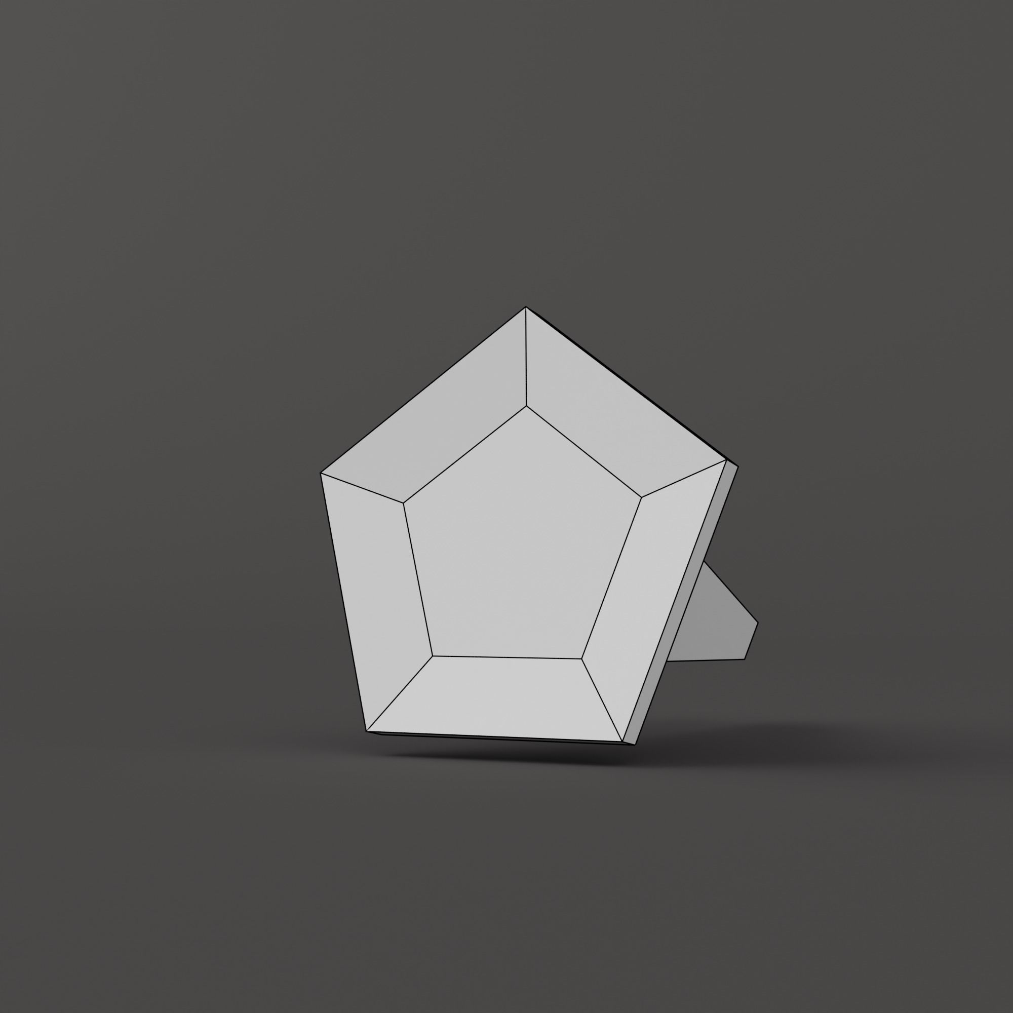 Cone - PBR pixel art - PSX Retro Style Low-poly 3D model_6