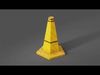 Cone - PBR pixel art - PSX Retro Style Low-poly 3D model_1