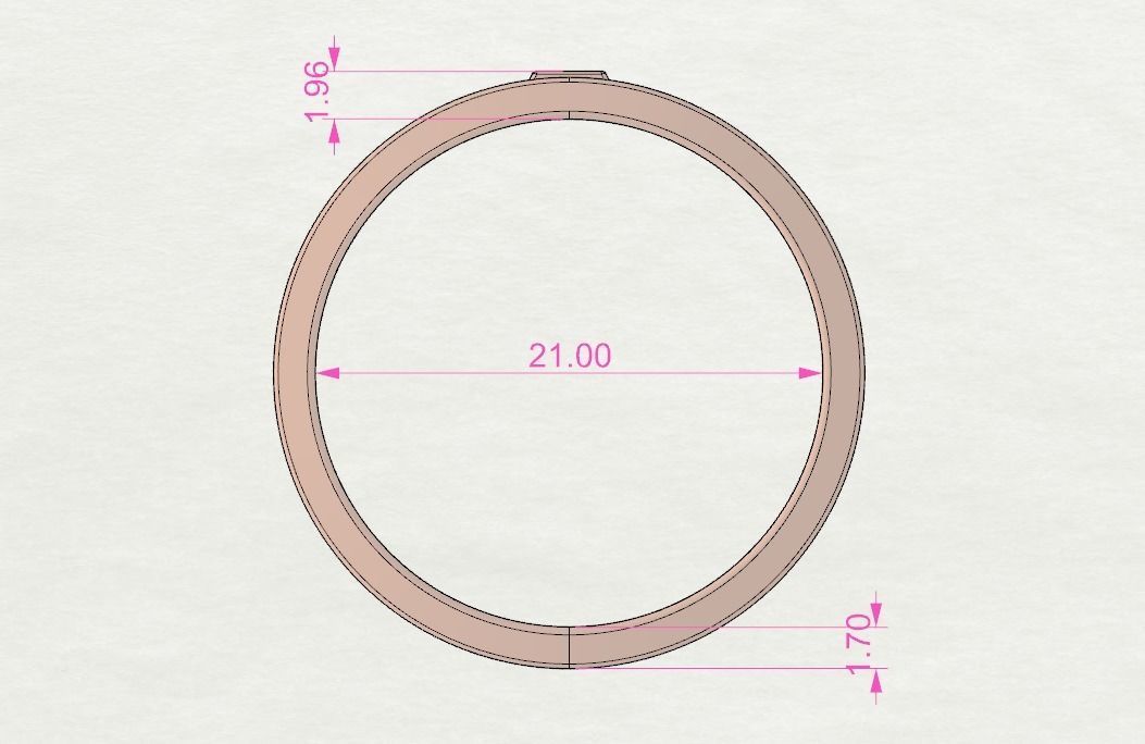 Band for man 3D print model_5