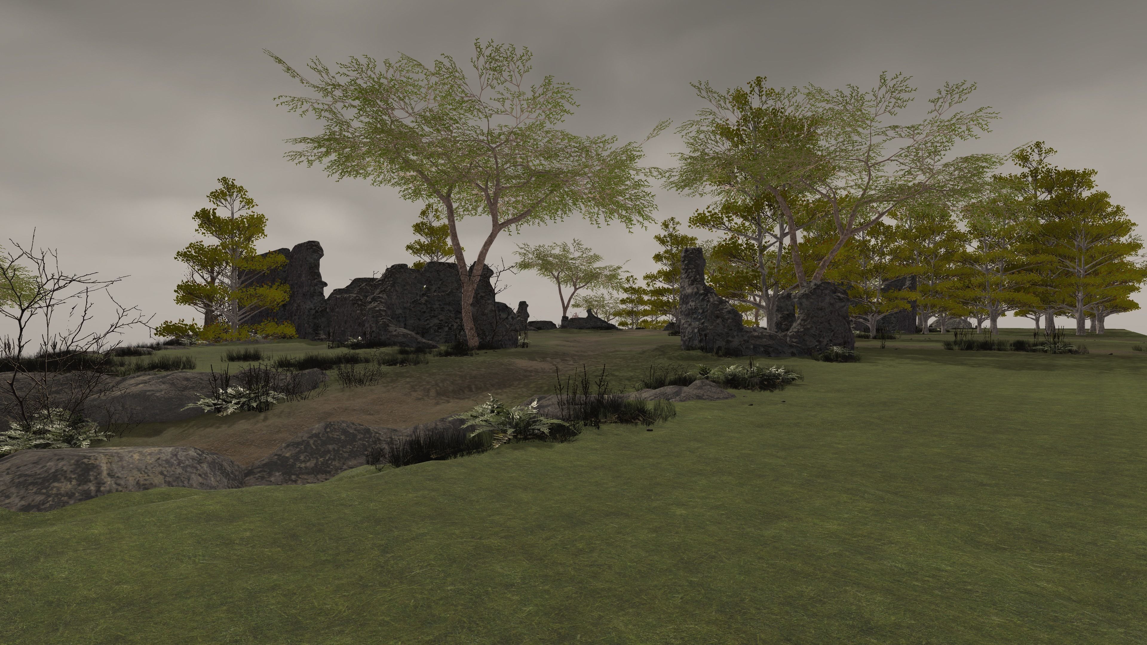 Unity ready Level Design - Fantasy - Nature Low-poly 3D model_11