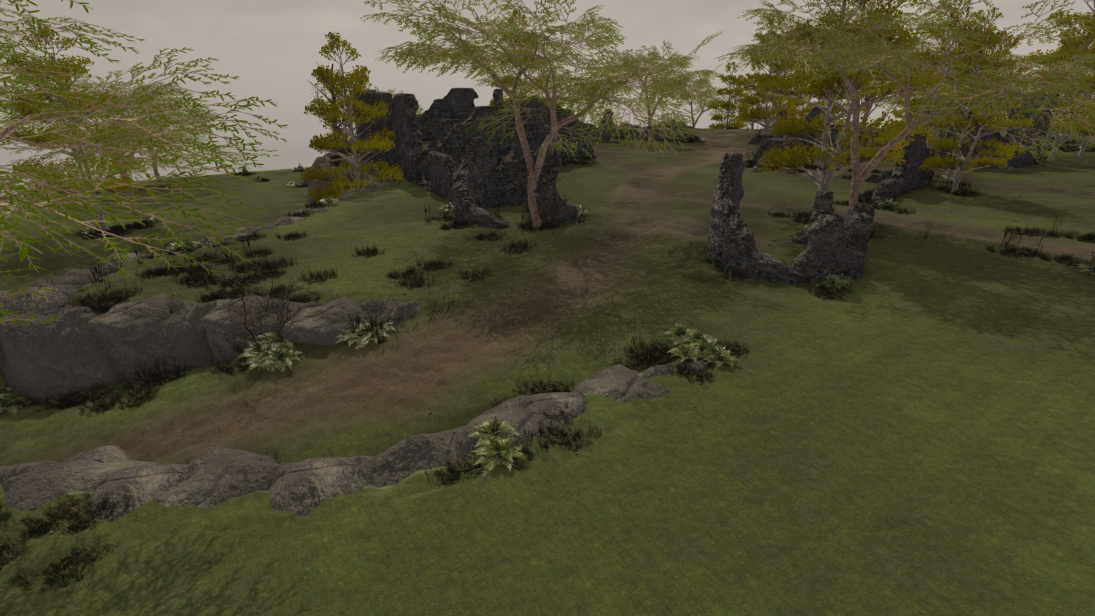 Unity ready Level Design - Fantasy - Nature Low-poly 3D model_27