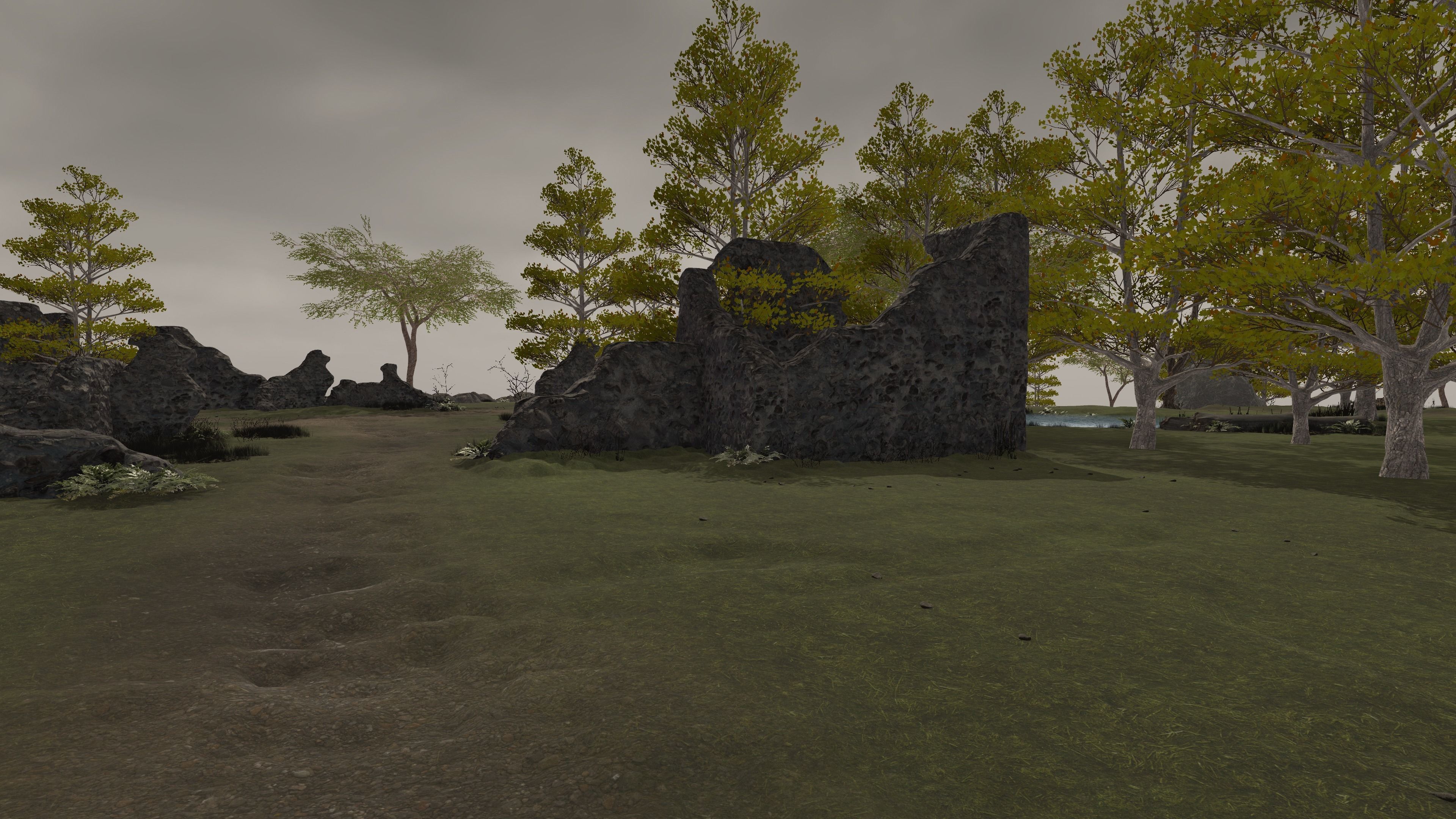 Unity ready Level Design - Fantasy - Nature Low-poly 3D model_8