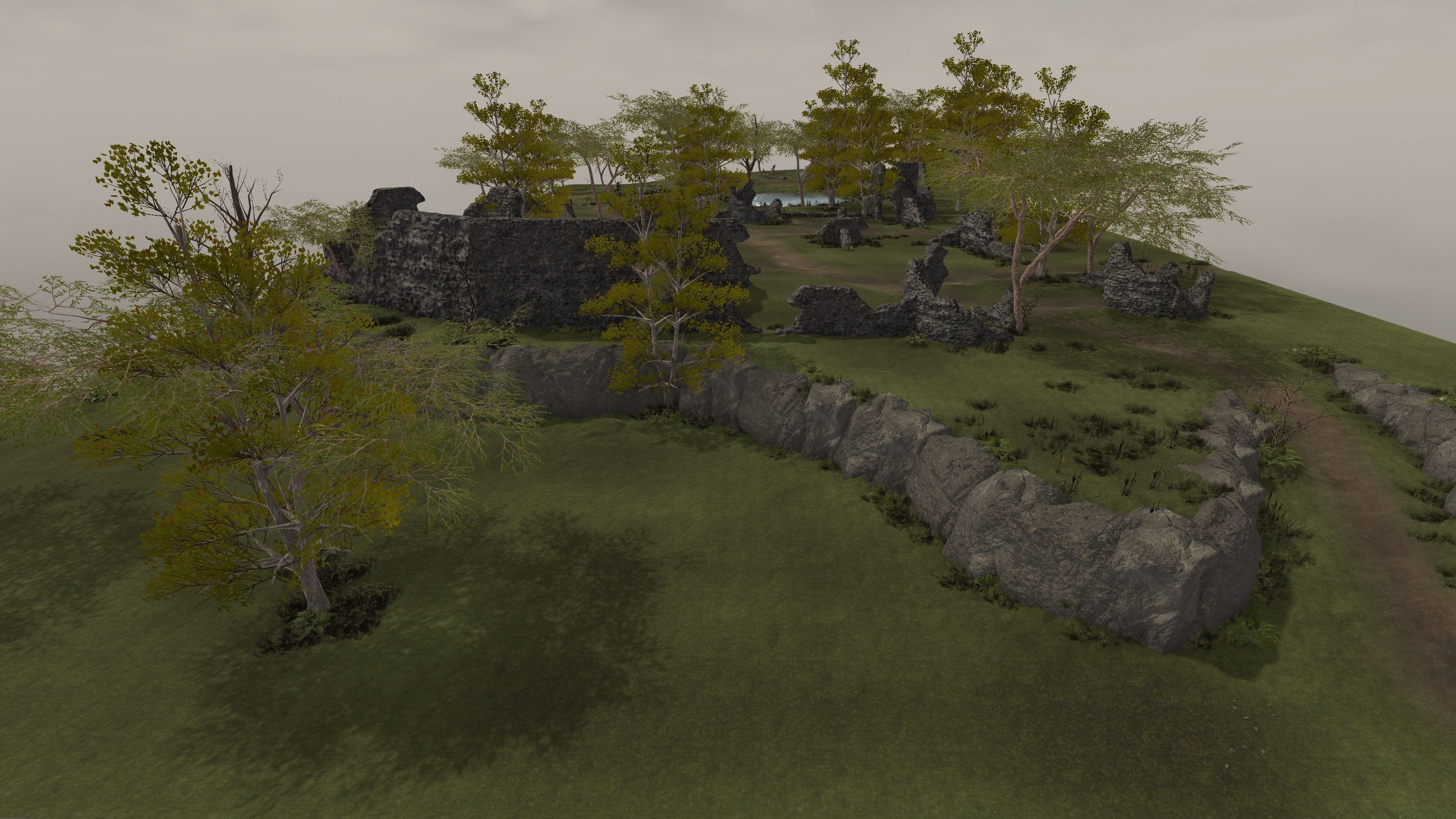 Unity ready Level Design - Fantasy - Nature Low-poly 3D model_12