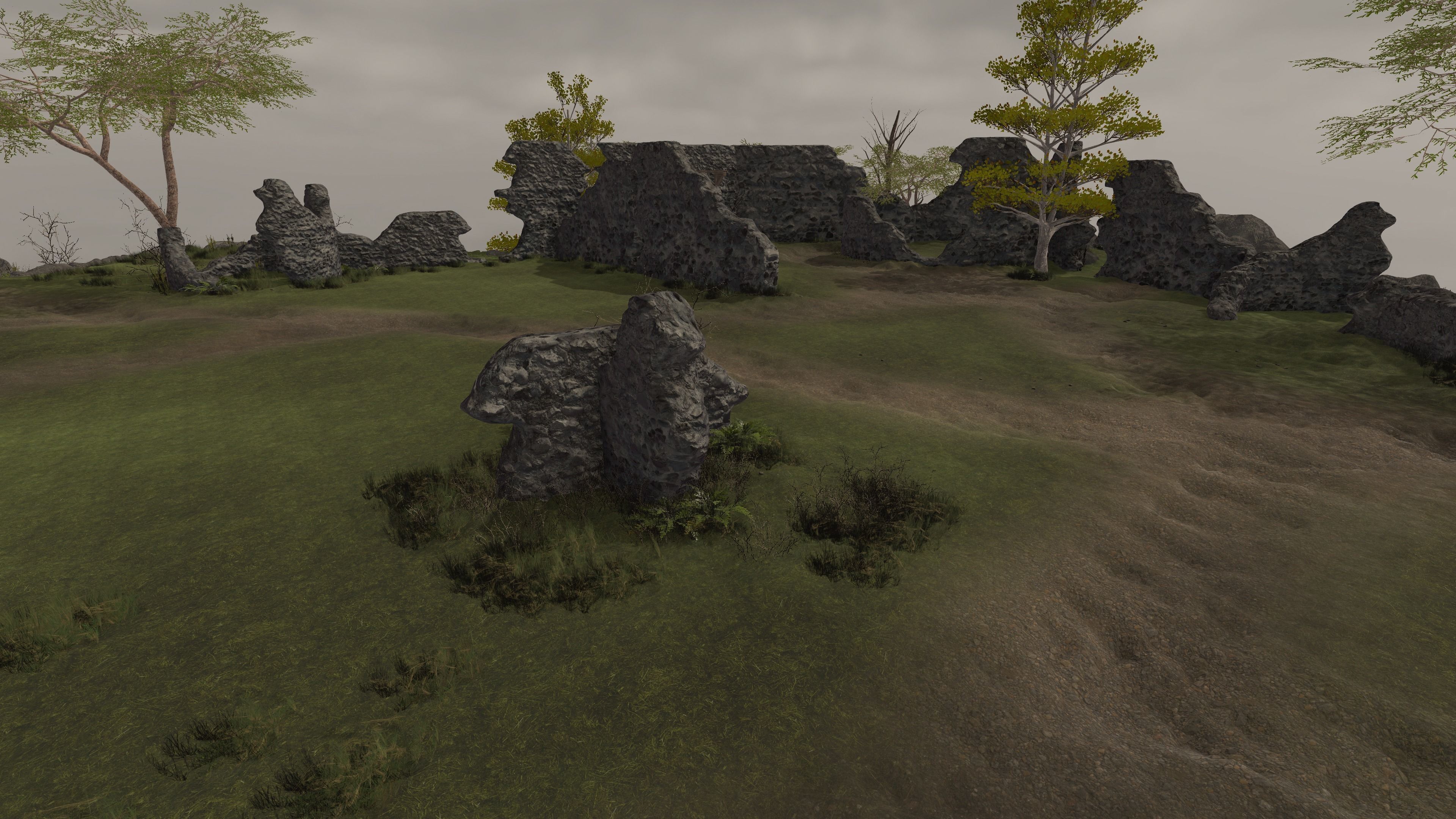 Unity ready Level Design - Fantasy - Nature Low-poly 3D model_4