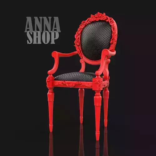 3DChair 3DArmchair 3DPrinting DollFurniture DollChair 3D model
