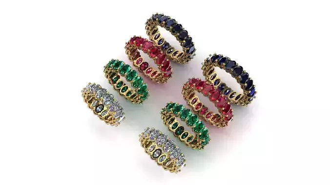 8 eternity band